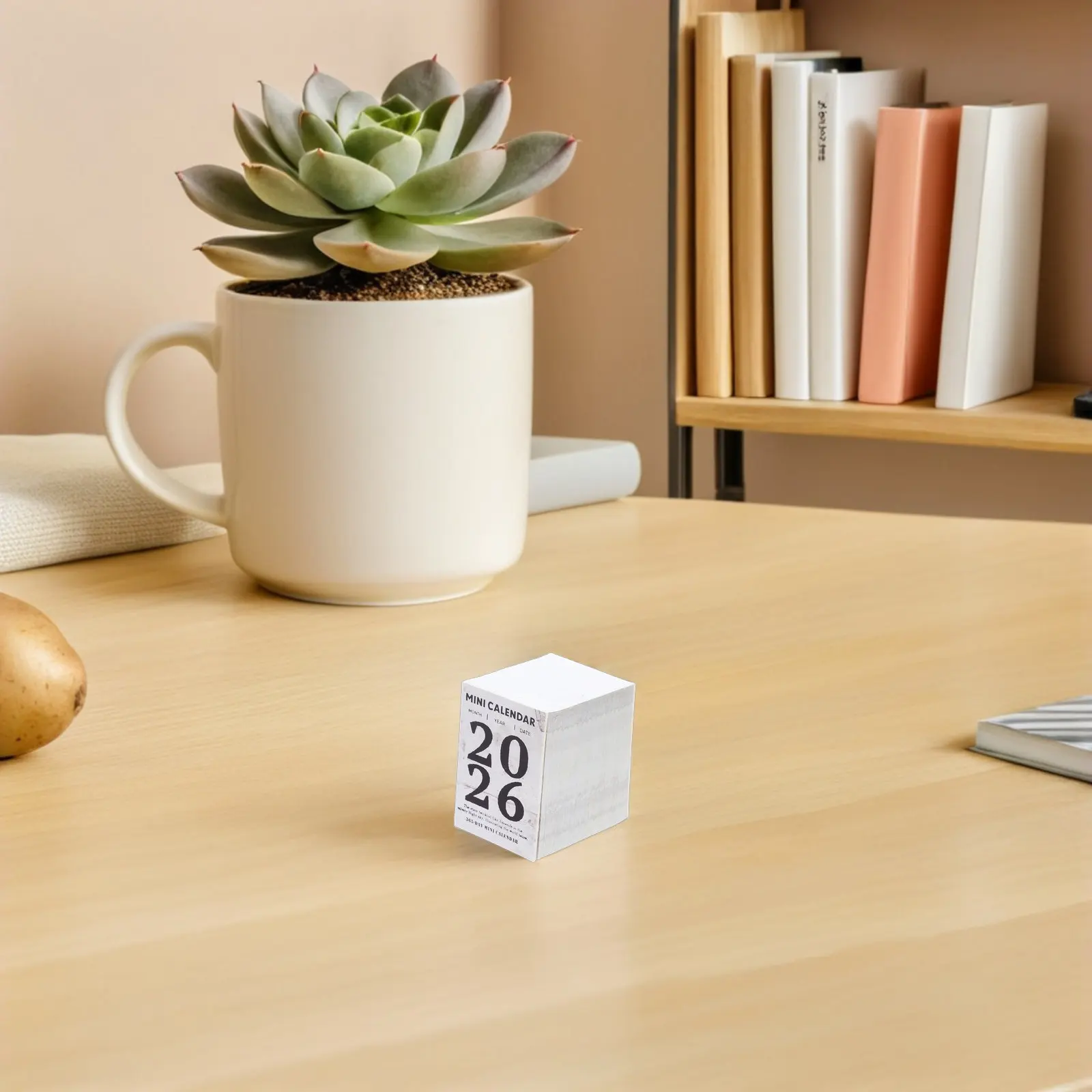 

1 X Mini Tear Off Calendar 2026 Daily Tear Off Wall Calendar Retro Minimalist Small Planner for Desk Office Home Journaling