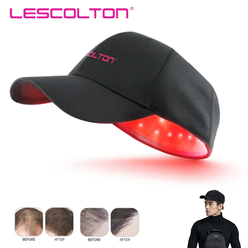 

Lescolton Laser Hair Growth Cap Hair Growth Hat Men and Women Hair Loss Treatment Device Hair Restore Products Wireless Recharge