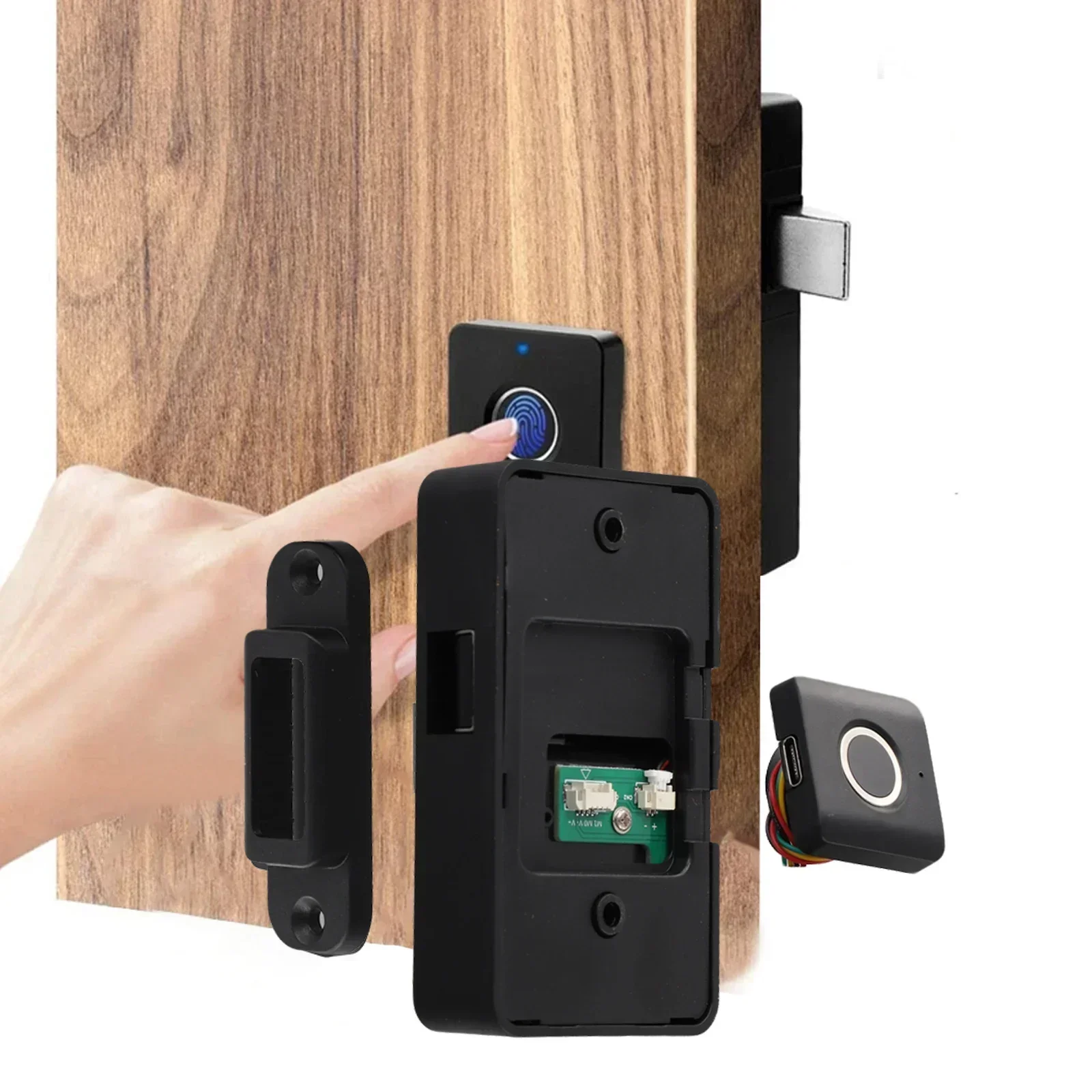 

Smart Home Biometric Fingerprint Lock Hidden-Drawer Electronic Lock Privacy File Storage Keyless Residential Security Protection