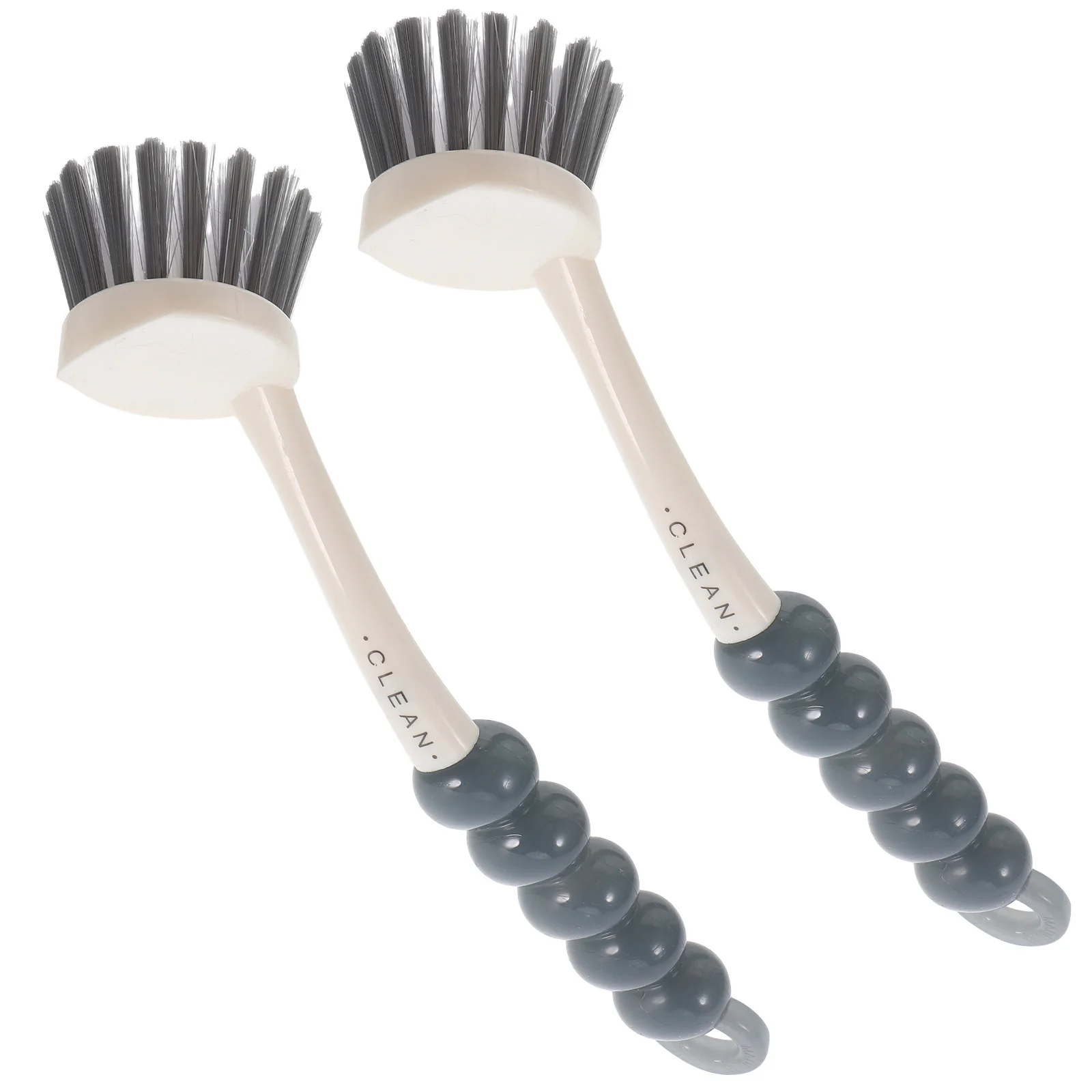 

2Pcs Pot Brushes Kitchen Cleaning Brush Non-Slip Handle Multifunctional Dish Sink Tile Bristle Brush for Home Cleaning