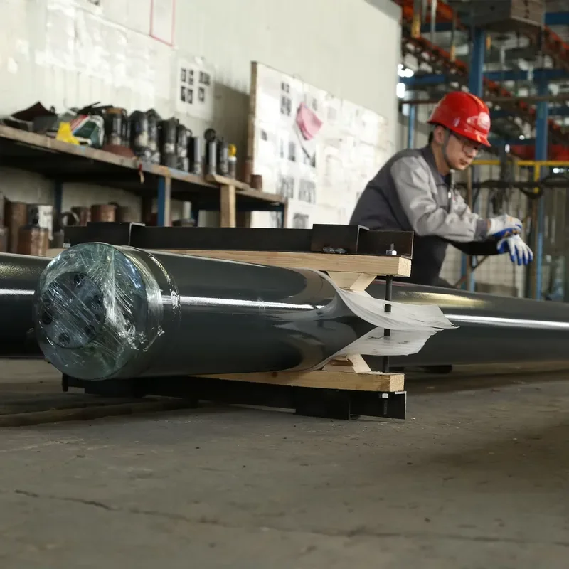 Steel Telescopic Hydraulic Cylinder with Hard Chrome Plated Surface for Heavy-duty Cranes and Customized Solutions