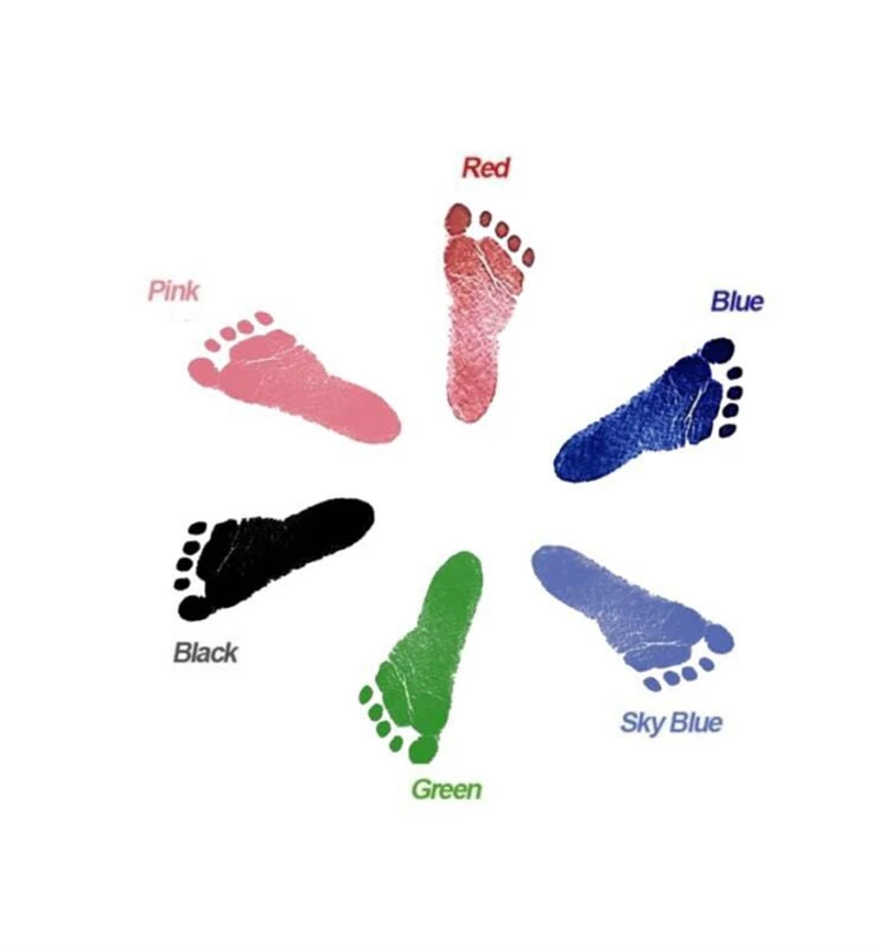 Large-XL Pet Non-toxic Inkpad Footprint Handprint No Touch Skin Inkless Kits for Newborn Baby&Cat Dog Paw Safe Prints Souvenirs