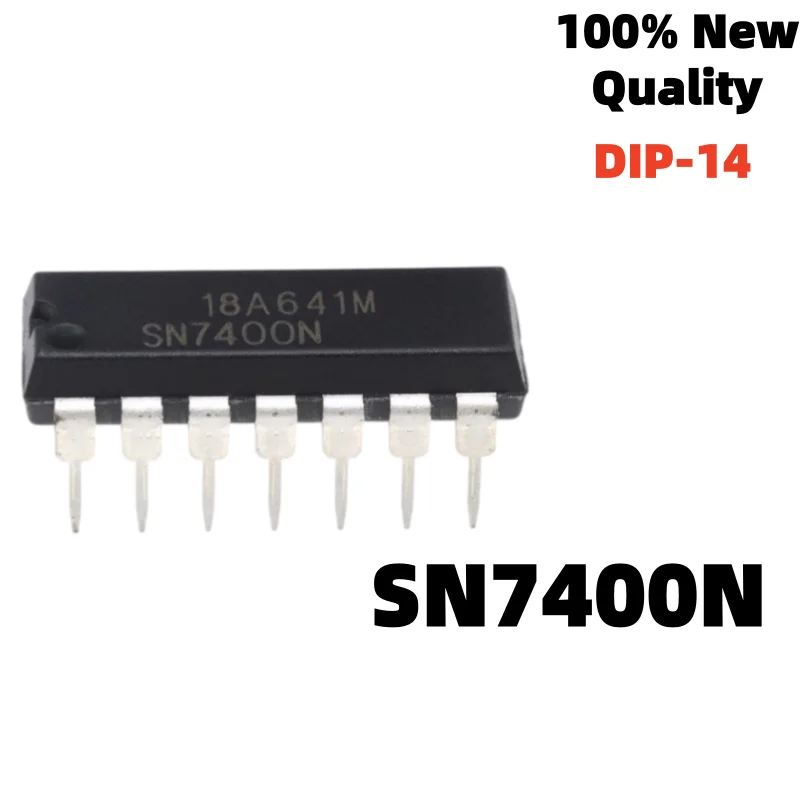 10PCS SN7400N SN7403N SN7404N SN7401N SN7402N SN7410N SN7411N SN7406N DIP-14 SN7407N/SN7408N/SN7409/SN7414N/SN7415N/SN7405N