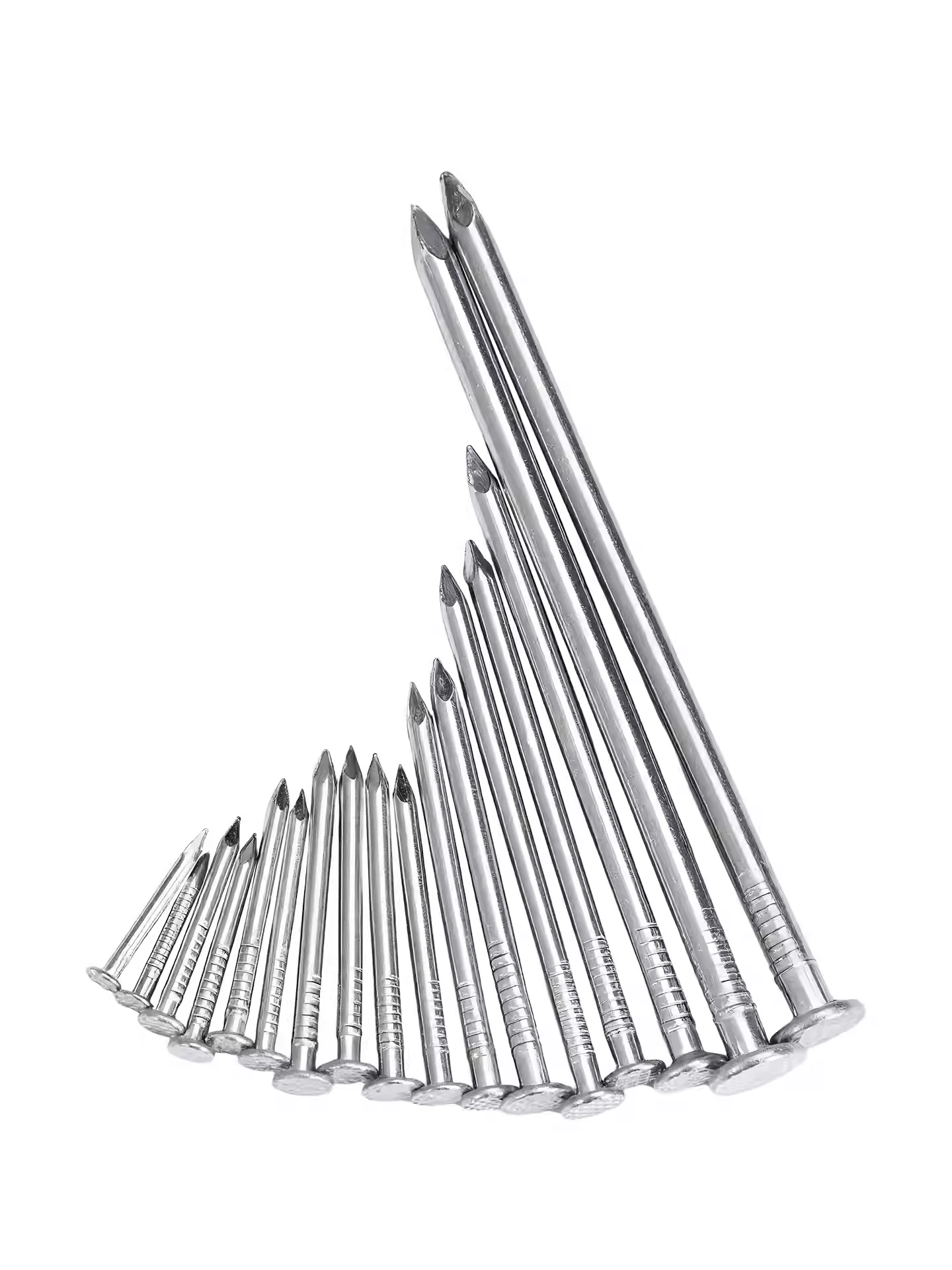 Sekrup baja tahan karat 304, paku bulat untuk pengerjaan kayu, paku baja, paku besi, paku dinding, paku untuk pistol paku, paku untuk menggantung gambar