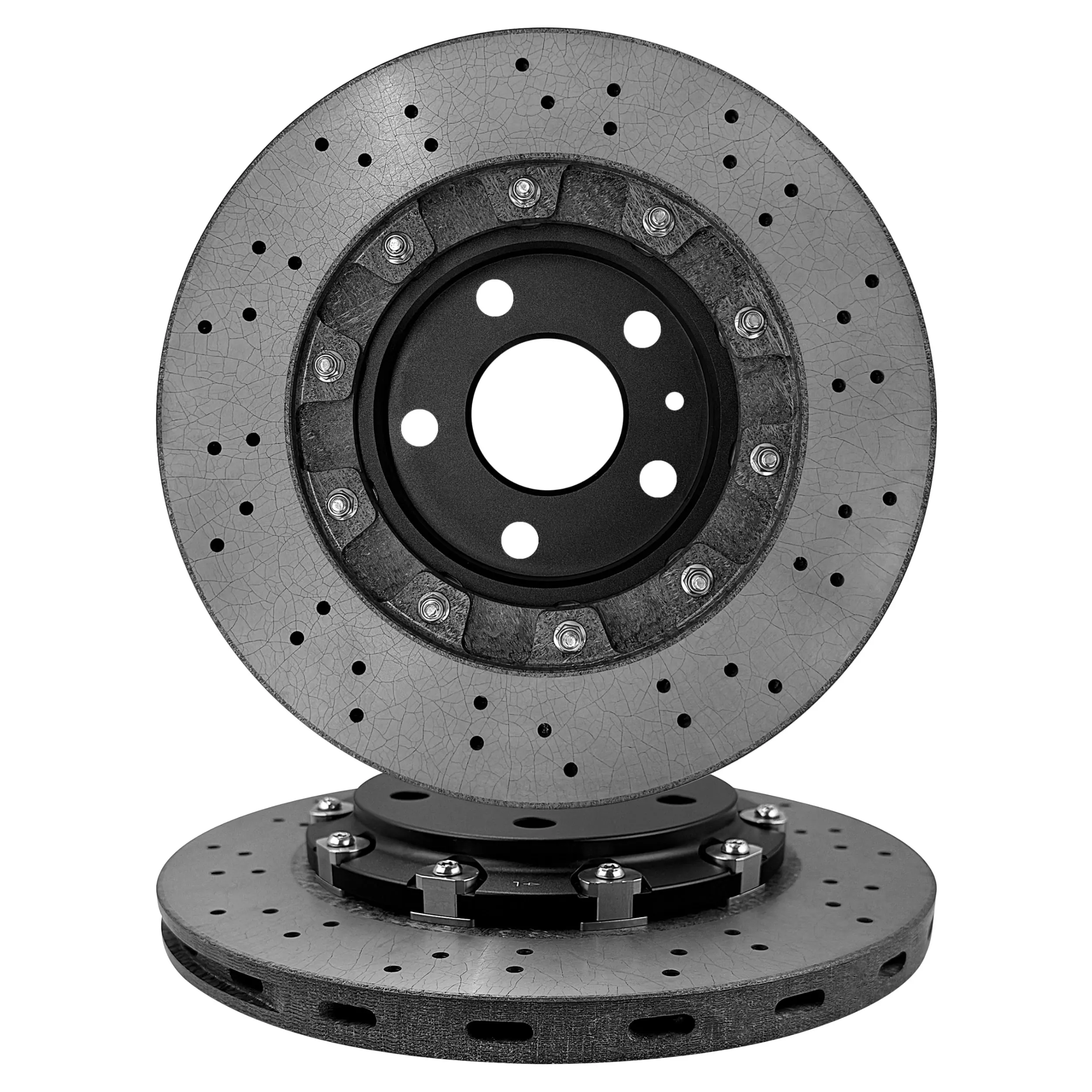 5Q0615601E Rear 310MM 22MM Drill Break Disk Carbon Ceramic Brake Disc Rotors For 2025 Audi Rs3
