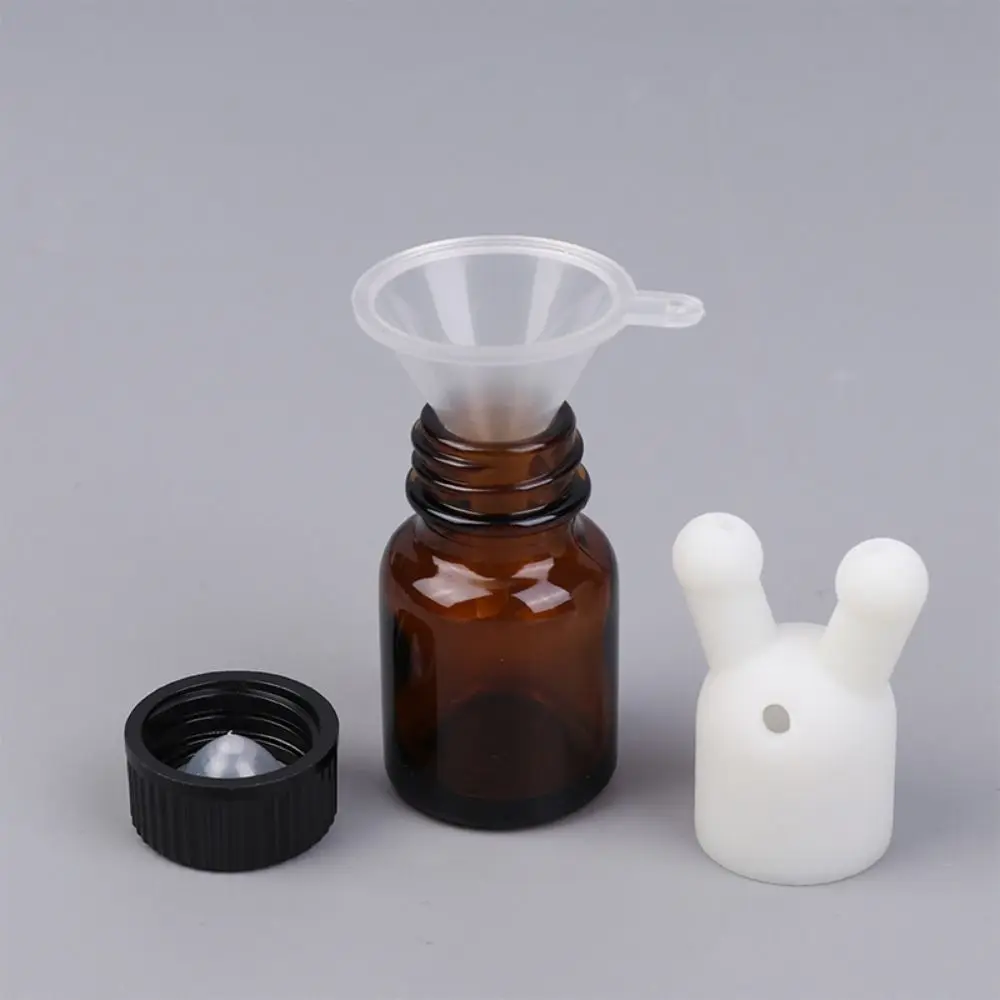 

New Leakproof Essential Oil Inhaler Cap Plastic Mini Perfume Inhaler Double Hole Empty Bottle Aromatherapy
