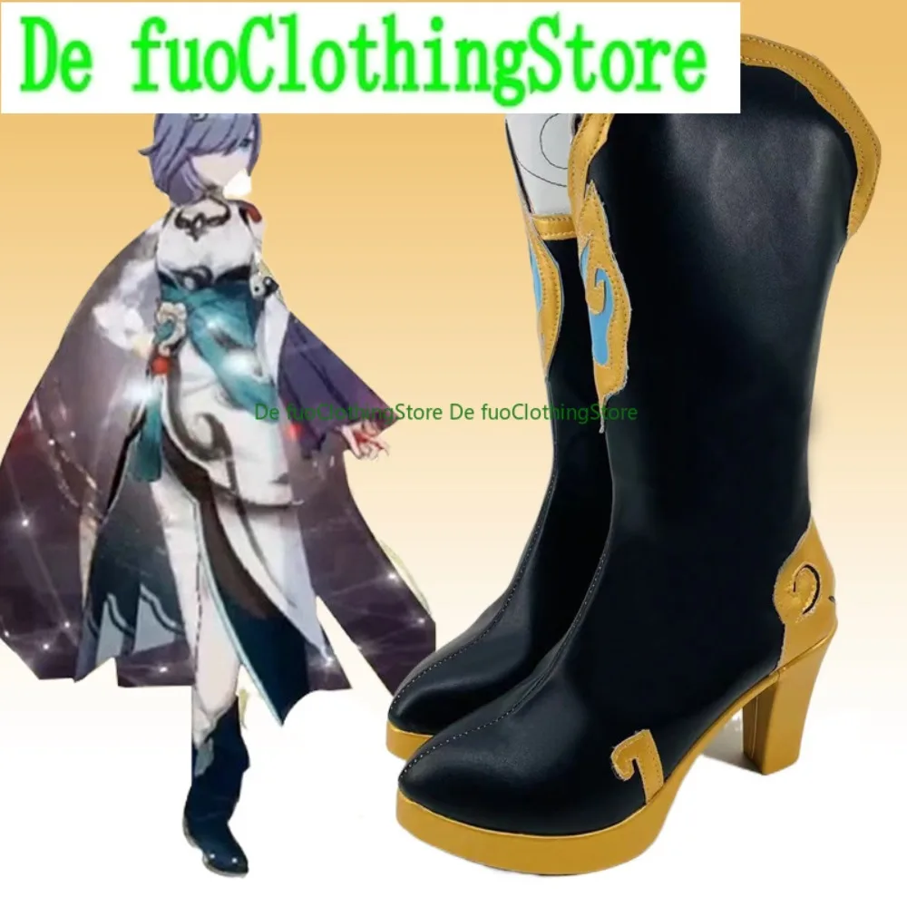 

DefuoClothing Cloud Retainer Cloudy Обувь для косплея Аниме Игры Костюмы на Хэллоуин Реквизит для вечеринки Обувь