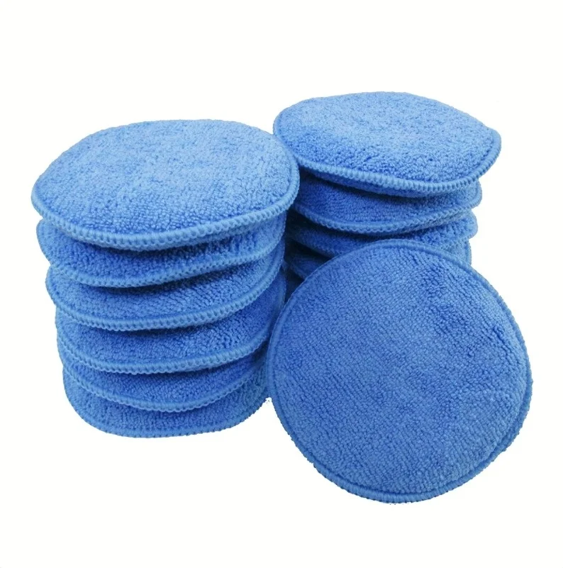 1/5/10Pcs Special For Car Wash  Care Polish Foam Sponge Soft Microfiber Car Wax Applicator Pad Polishing Sponge Apply Remove Wax