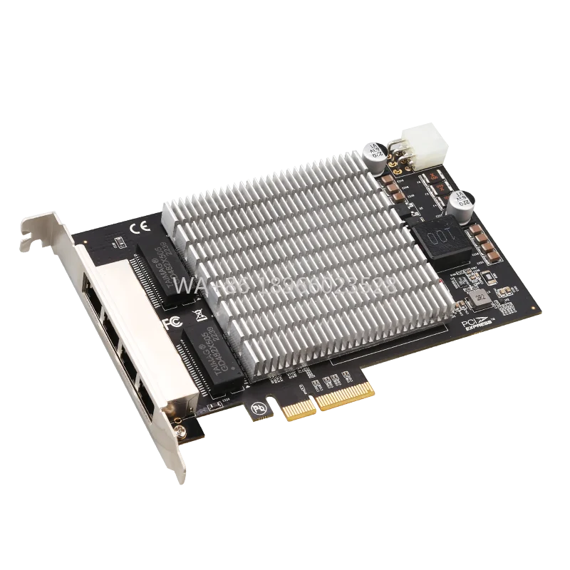 

2,5G гигабитная 4-портовая сетевая карта PoE, четырехпортовая карта промышленной камеры, карта сбора изображений, рамка Vision, источник питания, чип I226 2500