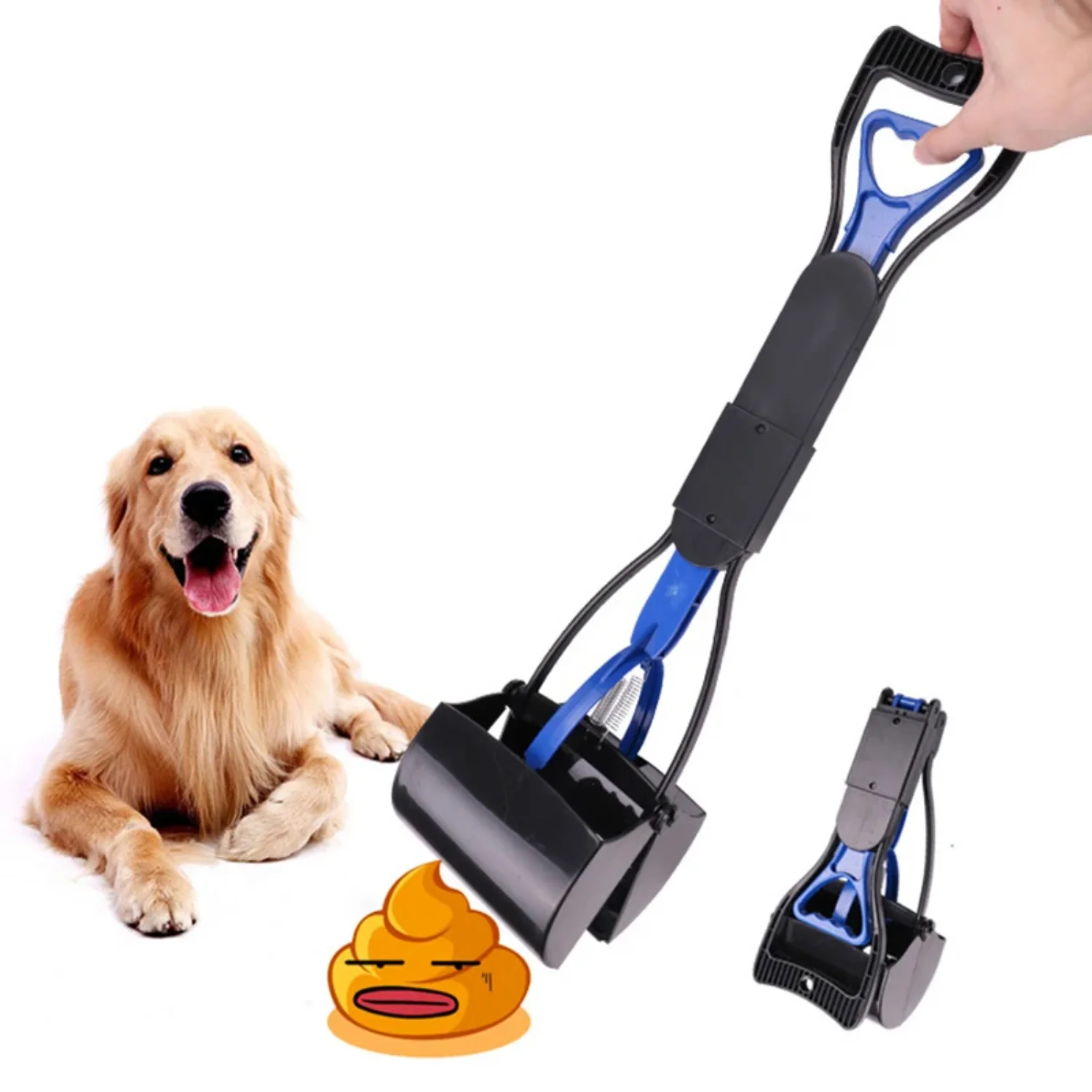 Lightweight Shovel Cleaning Tool for Dogs Outside - Convenient Handle & Sawtooth Edge - Pick Up Animal Feces Easily