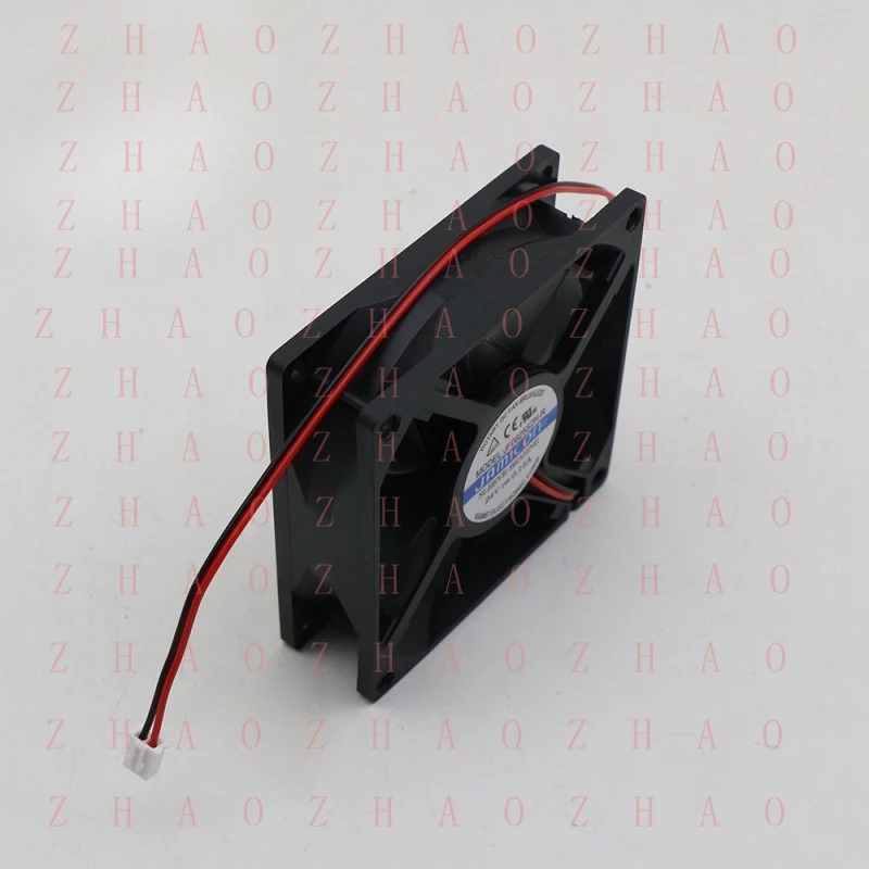 L+ 1PCS for  Jamicon JF0825S2H-R 80*80*25mm Inverter Silent Fan DC 24V 0.15A 2wire