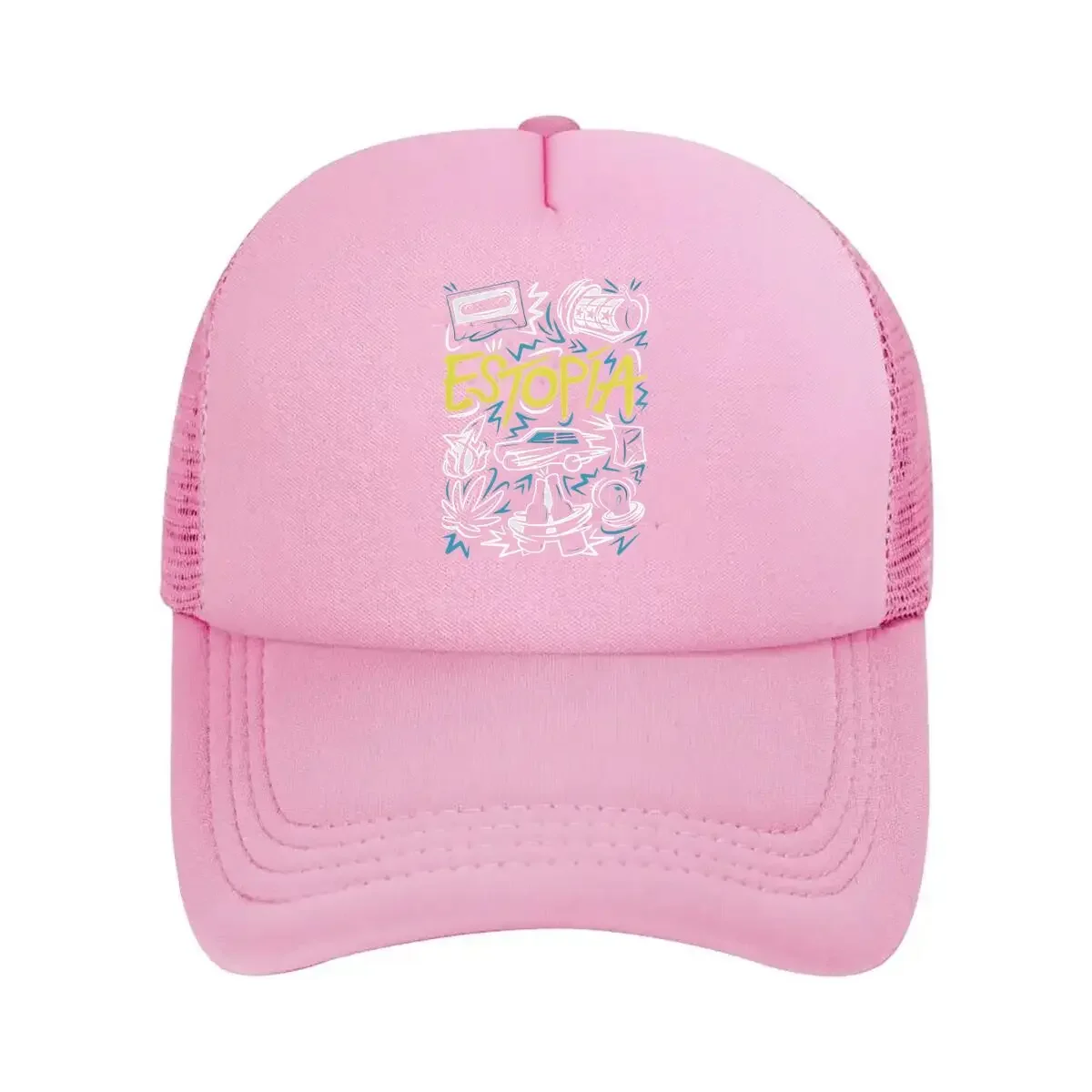 Stylized Estopía with Retro - Inspired Elements Mesh Baseball Cap