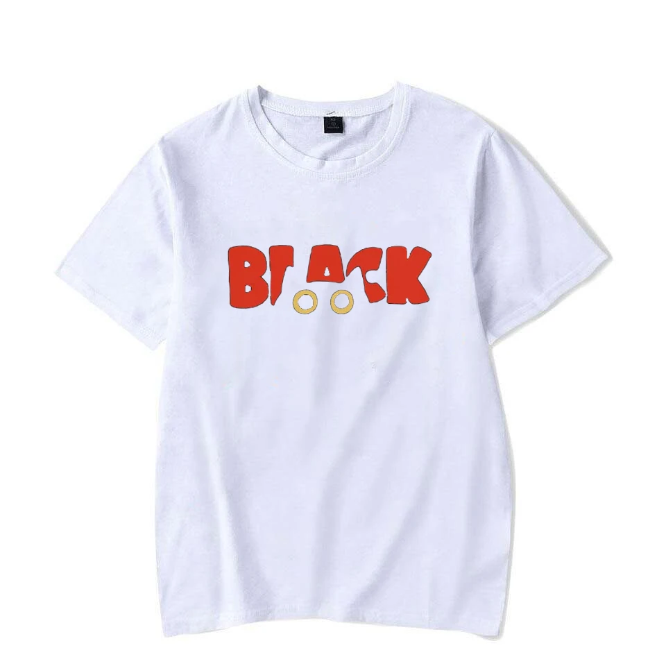Black Cat Fashion Loose Summer Short Sleeved T-shirts for men and woman Black Cat Street Couple's
