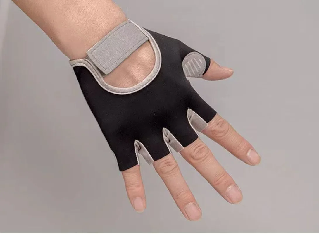 Male Female Half Finger Bicycle Gloves Non slip Fitness Training Gloves Suitable for Gyms Yoga Weightlifting Multi functional