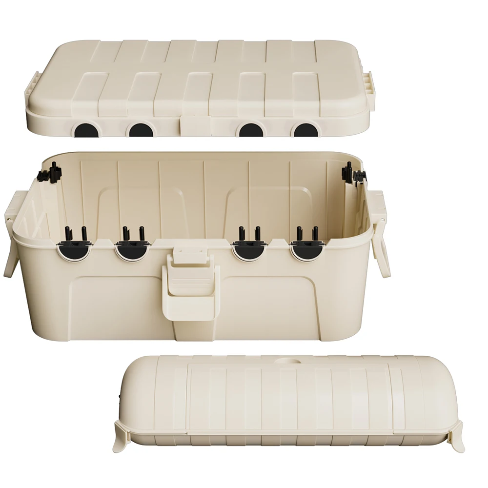 

Large Outdoor Electrical Box 32x22x13cm With 29x11x7.5cm Box For Power Cords Strips Plugs For Holiday Decor Garden Tools Outdoor