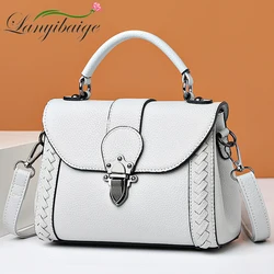 Genuine Brand Handbags For Women High Quality Crossbody Shoulder Bags Luxury Designer Soft Leather Purses Casual Tote Bag Bolsos