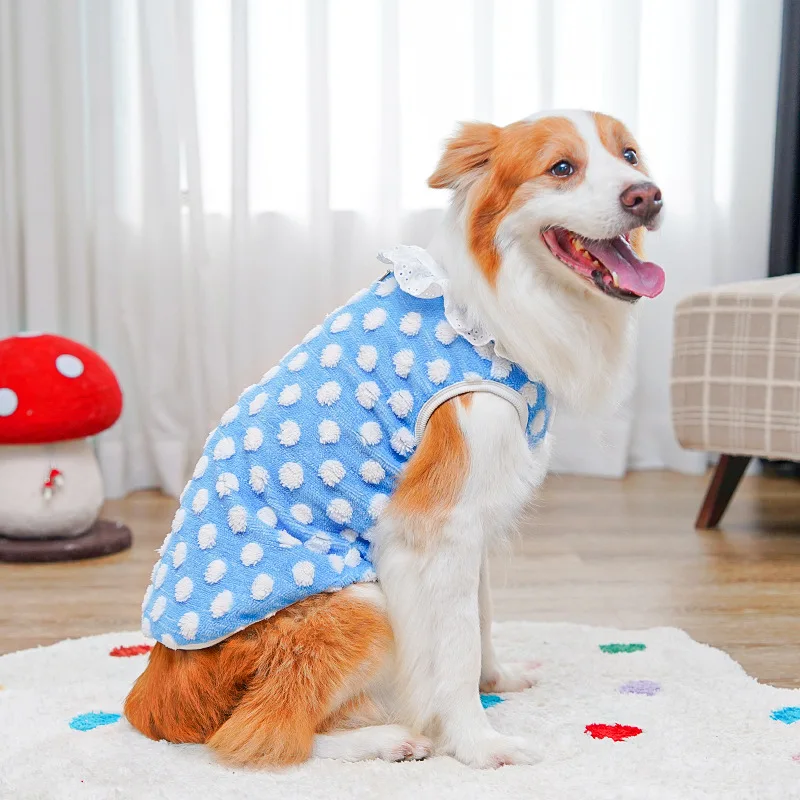 

XS-8XL Fleece Big Dog Sweatshirt, Autumn Winter Dog Clothes for Small Medium Large Dogs Warm Two-Legged Pet Hoodies Ropa Perro