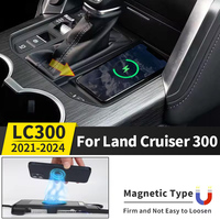 For Toyota Land Cruiser 300 2021-2024 Central Control Magnetic Fast Charging Wireless Charger Lc300 Interior Accessories Upgrade