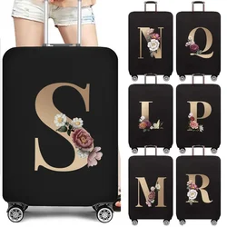 Luggage Protective Cover Dust Cover Anti-Scratch Portable Suitcase Trunk Holders Case Travel Accessories Gold Letter Printing