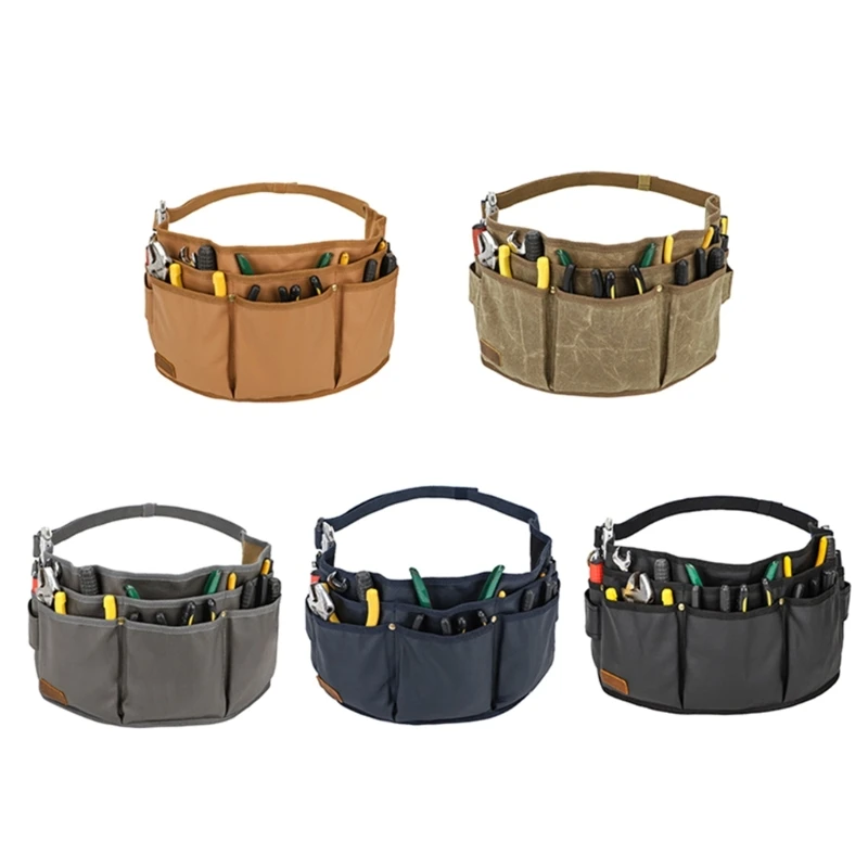 

MultiPurposes Utility Belt Pocket Tool Belt for Electricians Carpenters Carrying Tool Easily Tool Organize Work Apron