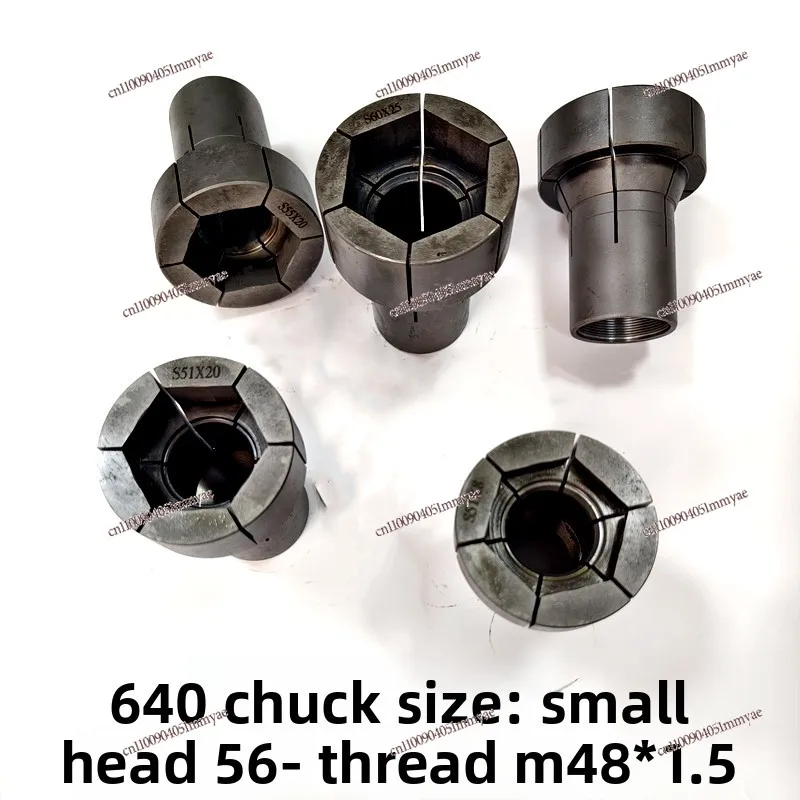 Large 6 angle chuck instrument numerical control lathe hexagonal 6 open chuck high frequency