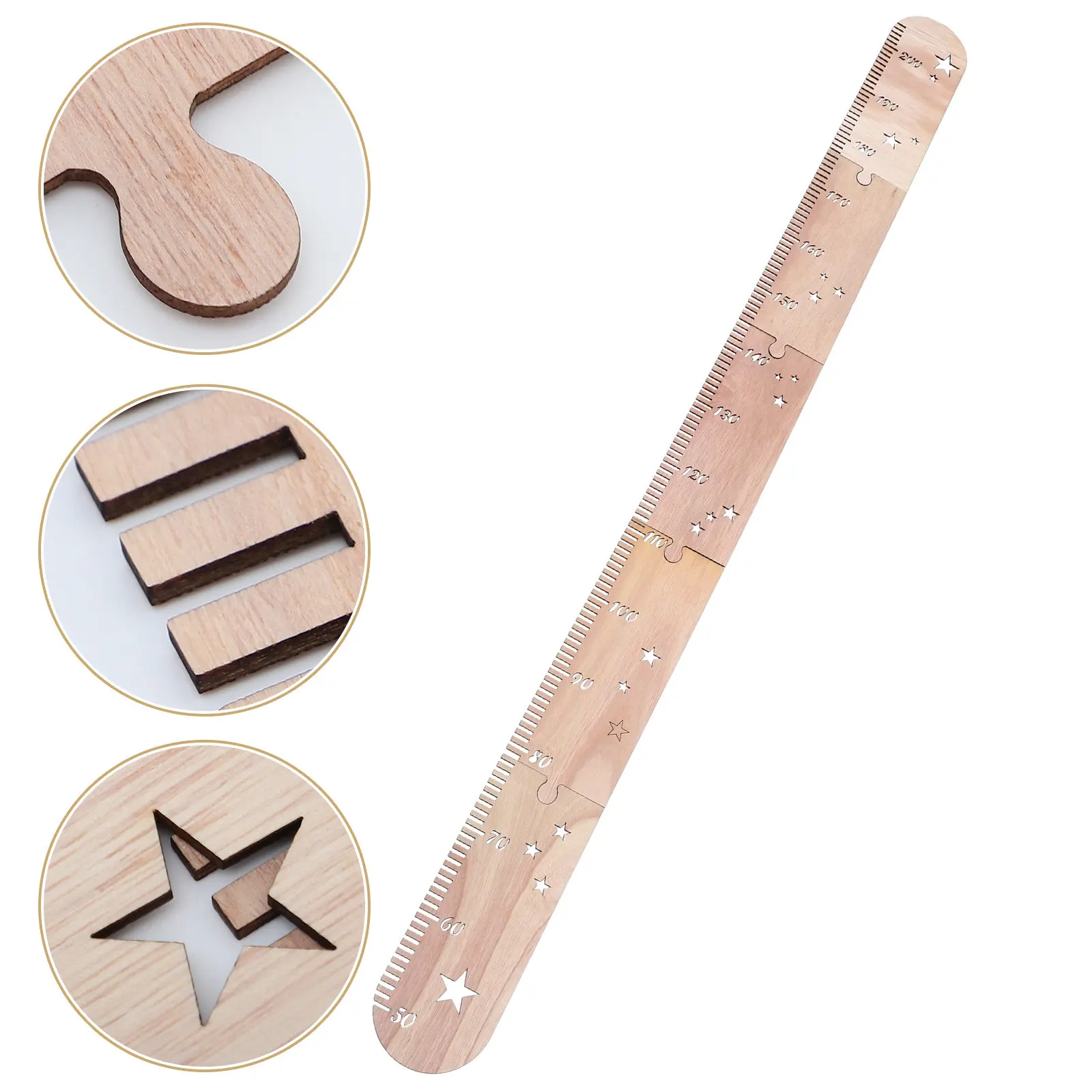 

1 Set Wooden Kids Height Ruler Star Design Growth Chart Wall Hanging Kids Room Decor Nursery Wall Height Measurement Chart