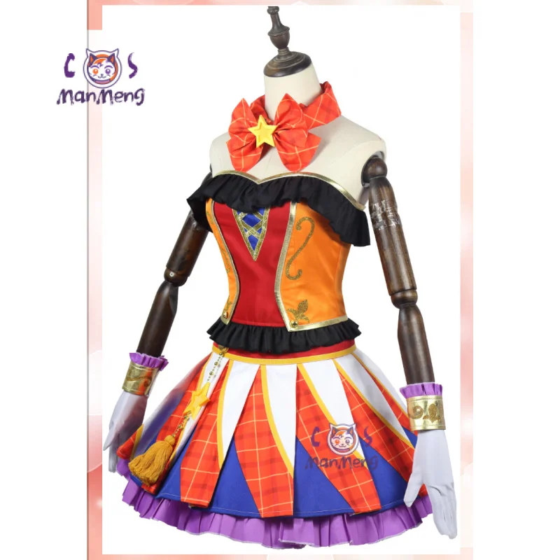 

Juri Kurebayashi Anime Aikatsu！Cosplay Costume Women sweet dress necklaces props socks glove Halloween Christmas Lolita uniform