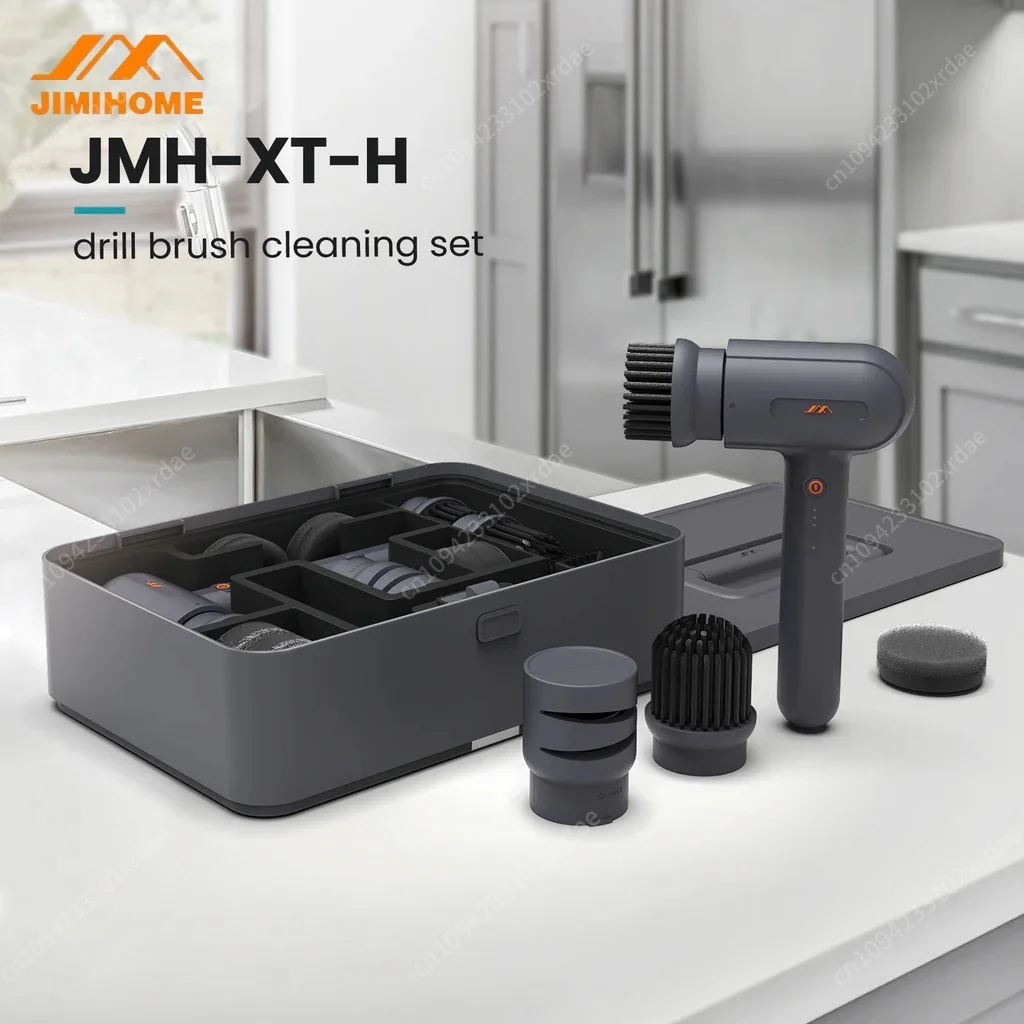 

JIMIHOME Electric Rotating Cleaning Brush Electronic Cleaning Kit Multifunctional Spin Scrubber Suitable for Walls