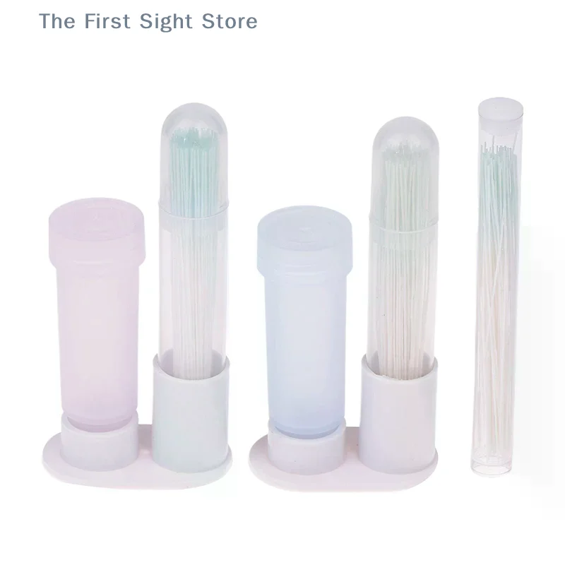 Pierced Ear Cleaning Set Solution Floss Cotton Thread Ear Hole Aftercare Tool Kit Disposable Earrings Hole Cleaner