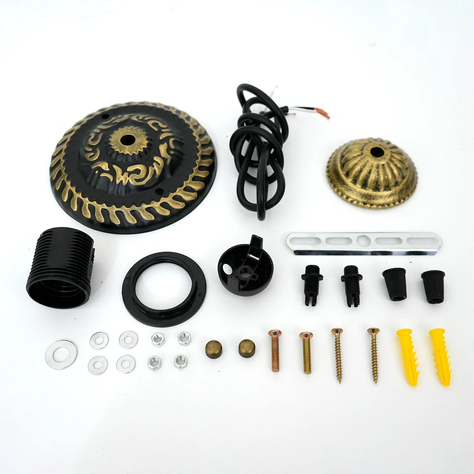 Vintage Pendant Light accessories Kit E26 Lamp Holder Chandelier for 110V 220V Vintage Retro Bar Hanging Lamp 0.8 meters length