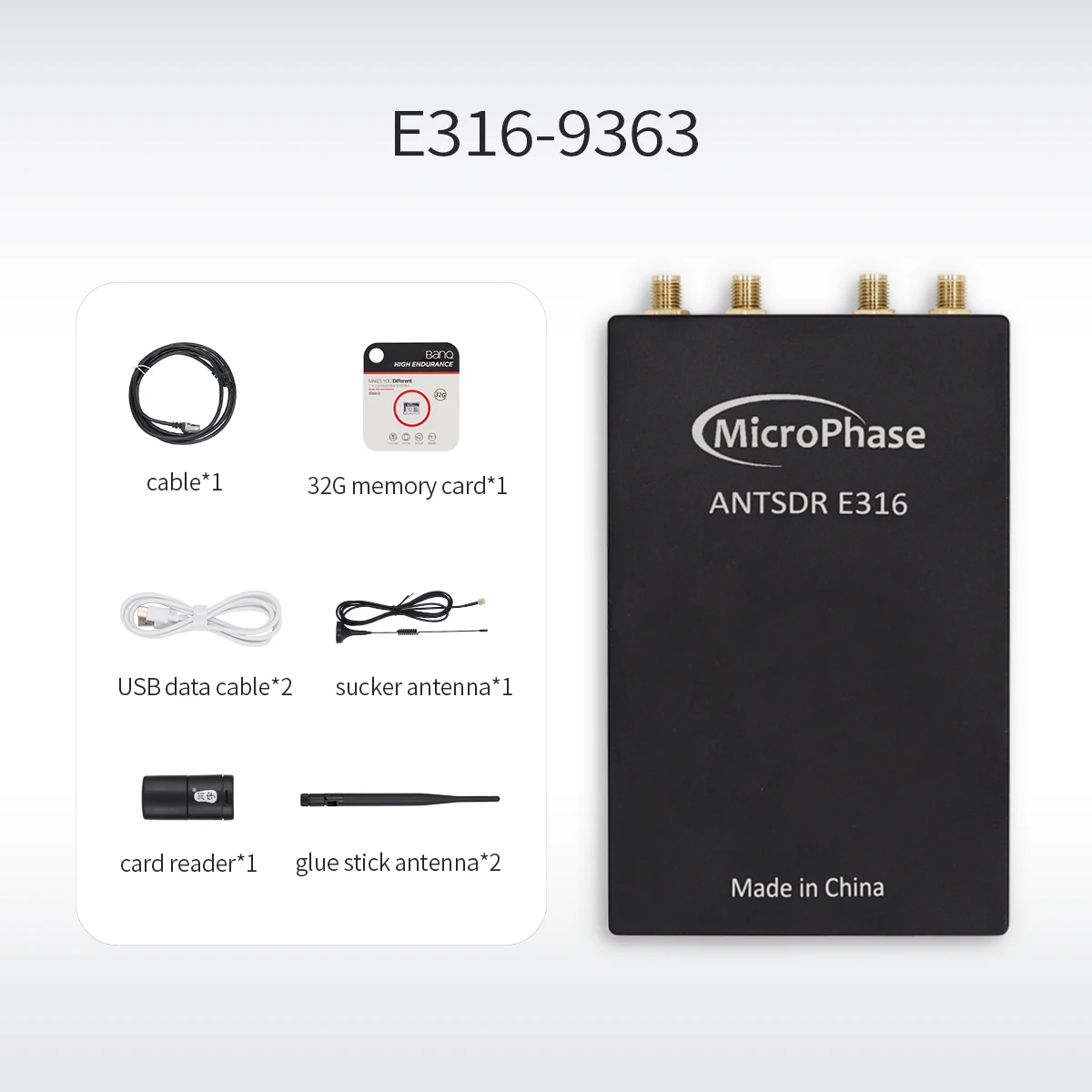 MicroPhase ANTSDR E316 Software Defined Radio Demo Board ZYNQ 7000 SoC XC7Z020 ADI AD9361 AD9363 MIMO SDR