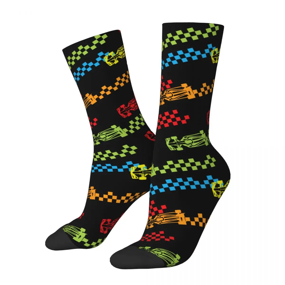 Cars Socks Travel 3D Print Boy Mid-calf Sock