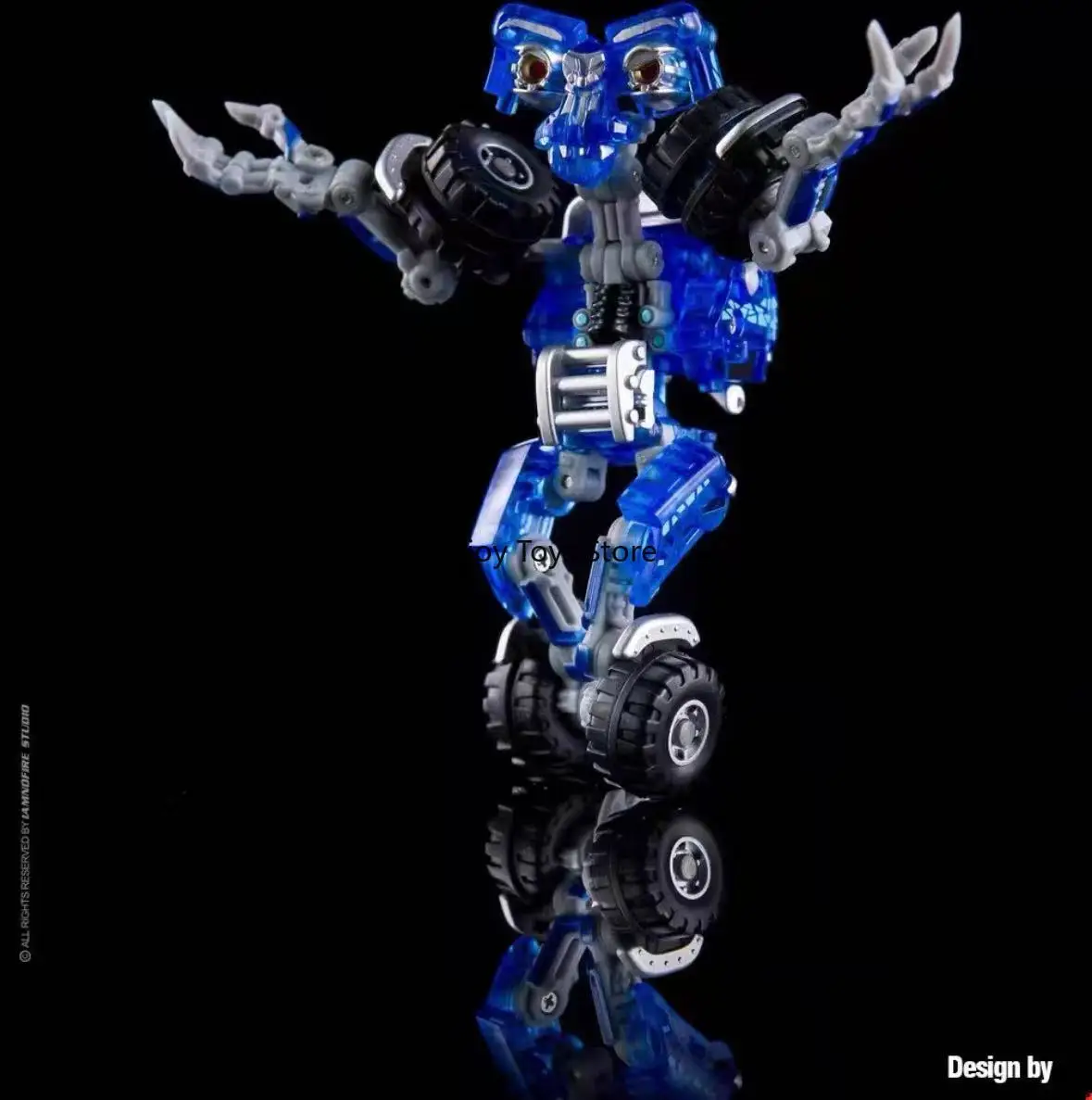 

In Stock Doctor Wu MC03T Little Monster Transparent Blue Version Model Toy