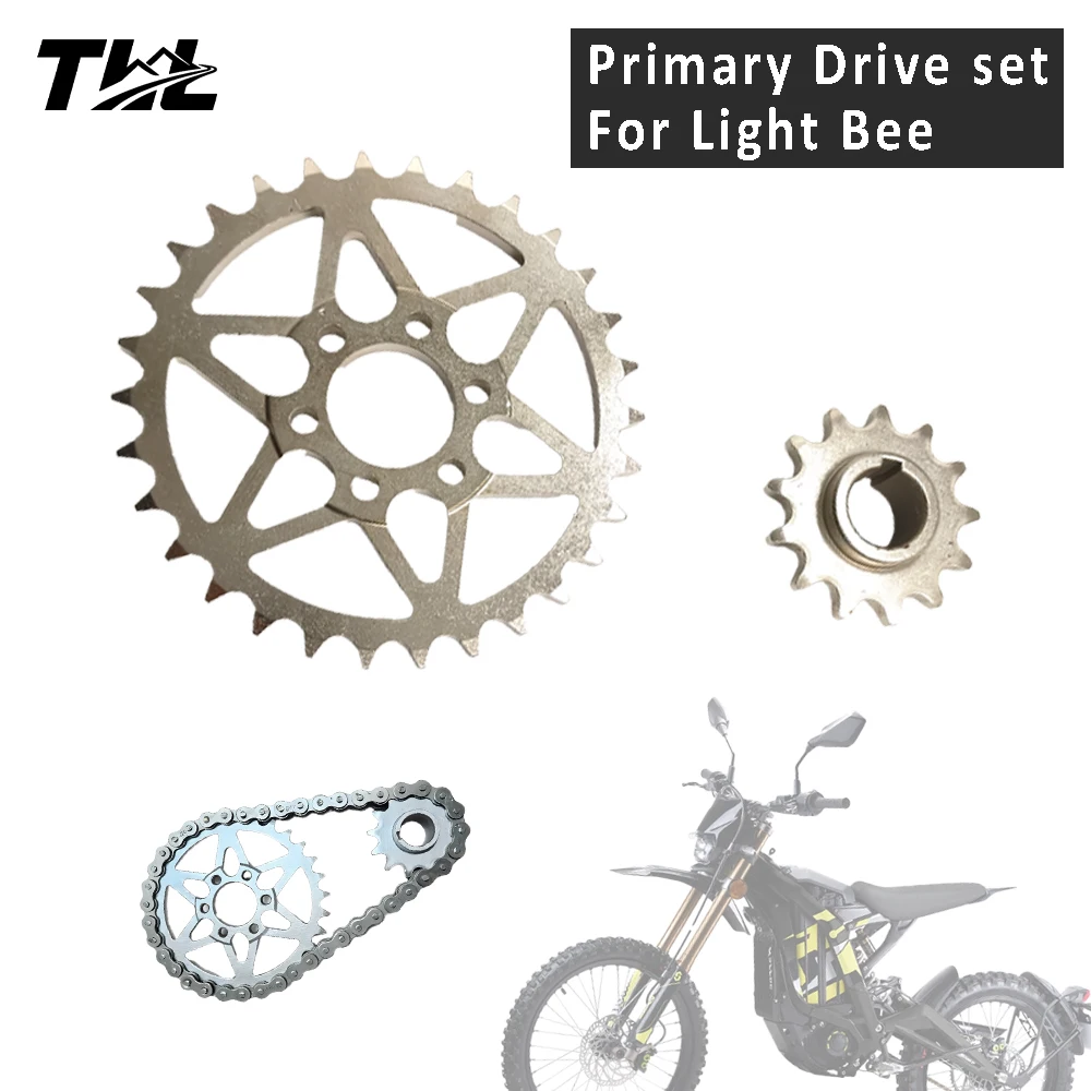 420 Primary Drive Sprocket Set For Surron Light Bee Electric Dirt Bike First-level Transmission Chain Gear Set Ultra-intensity