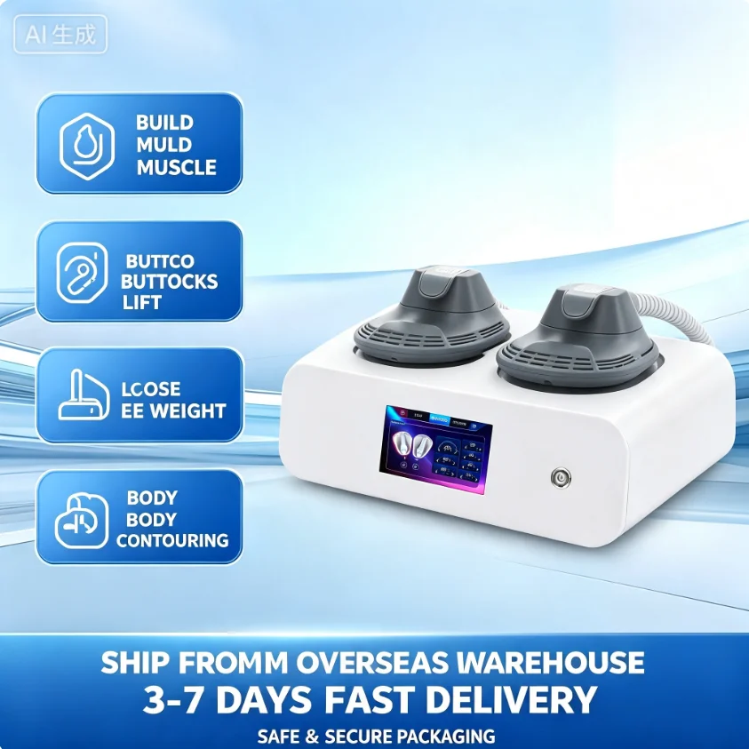 6500W Myoslim Muscle Stimulator RF EMS Body Sculpt 15T NEW Portable Machine Slimming Weight Lose Electromagnetic