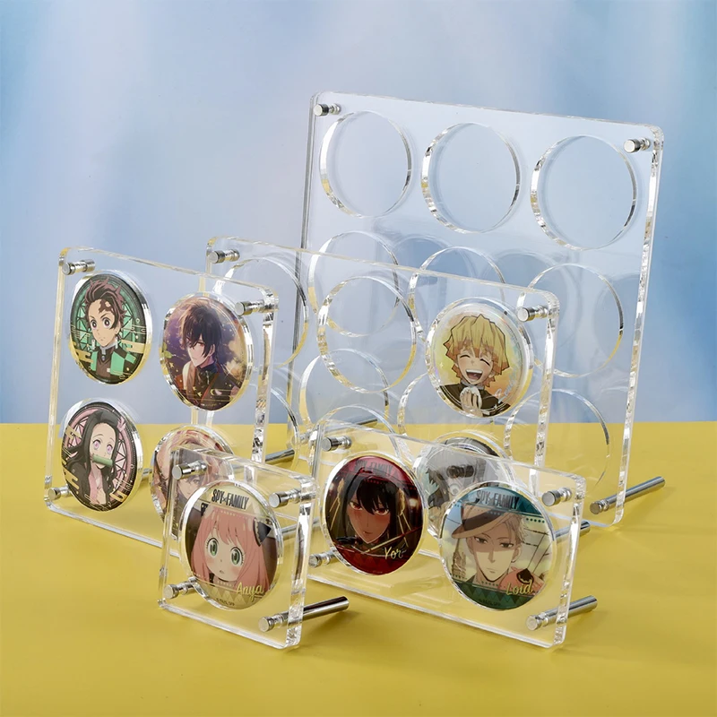 Badge Storage Holders Acrylic Trays For Display Stands Badge Storage Ornament Clear Stands