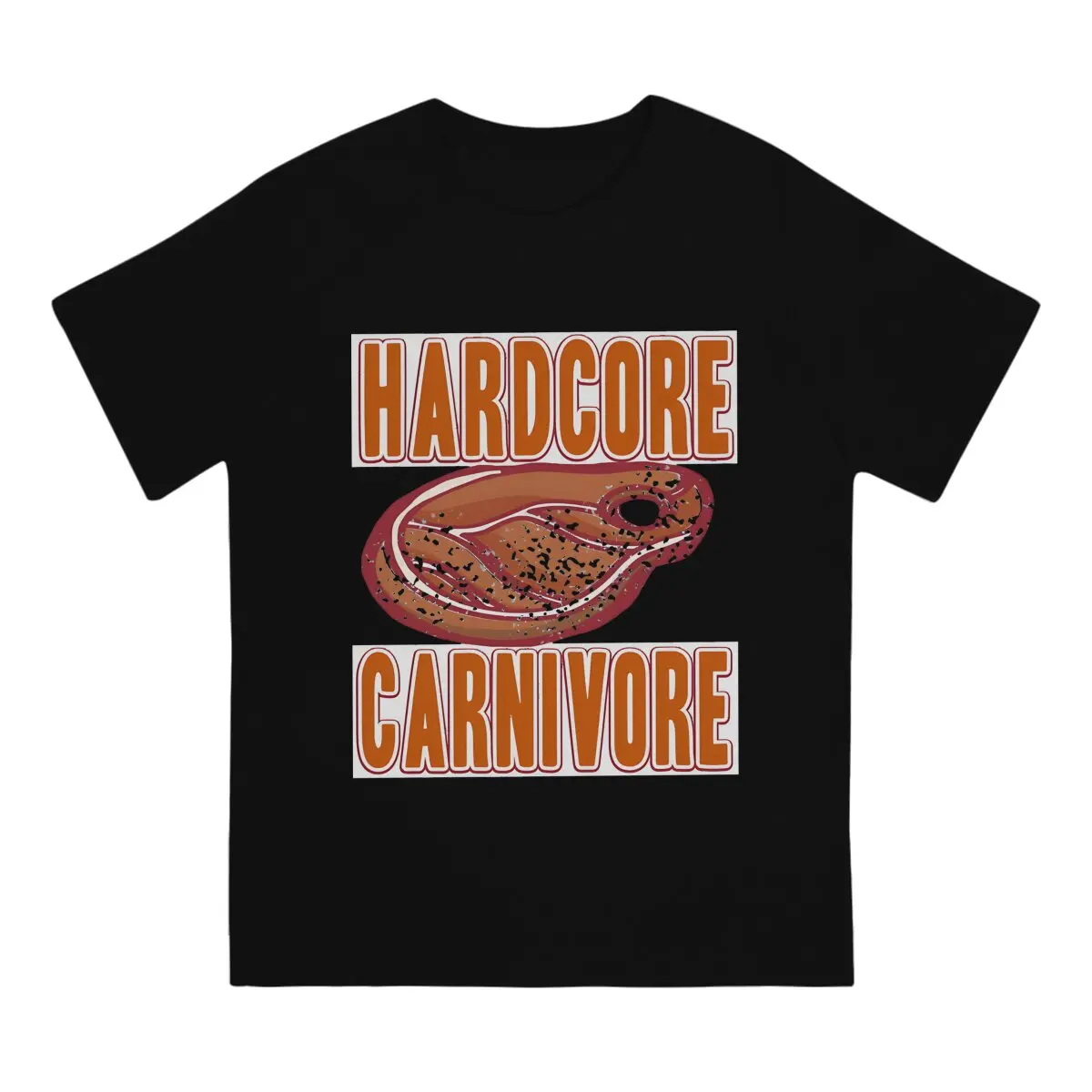 Hardcore Carnivore Meat Lover Special Polyester TShirt Barbecue BBQ Comfortable Hip Hop Gift Clothes  T Shirt Short Sleeve