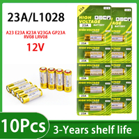 5-50Pcs 12V A23 23A Alkaline Battery 23GA A23S E23A EL12 MN21 V23GA GP23A LRV08 For Doorbell Remote Control Electric Toy