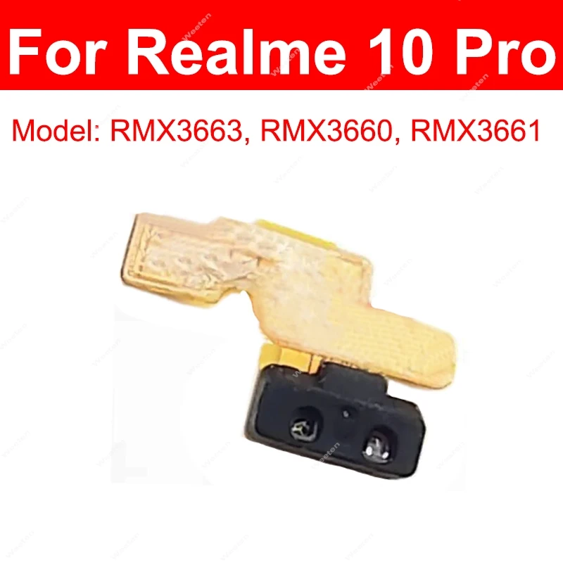 For Realme 3 7 9 10 10S 10T 11 12 12X 13 Pro Plus 4G 5G Proximity Light Sensor Flex Ambient Light Sensing Connector Parts