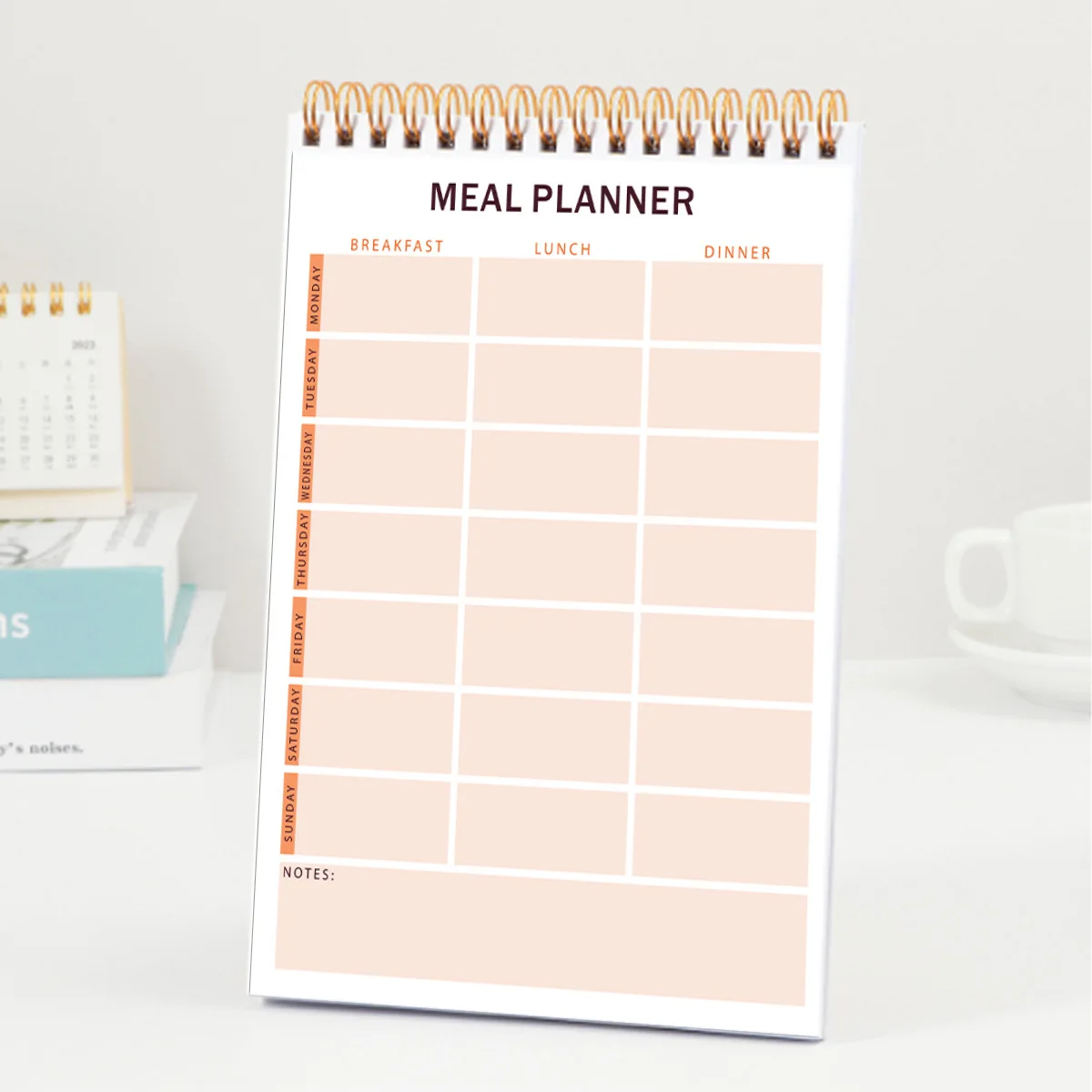 Monthly Daily Budget Meals Plan Notebook 52sheets Inside Paper Budgeting Money Organizer Coil Book To Develop Good Living Habits