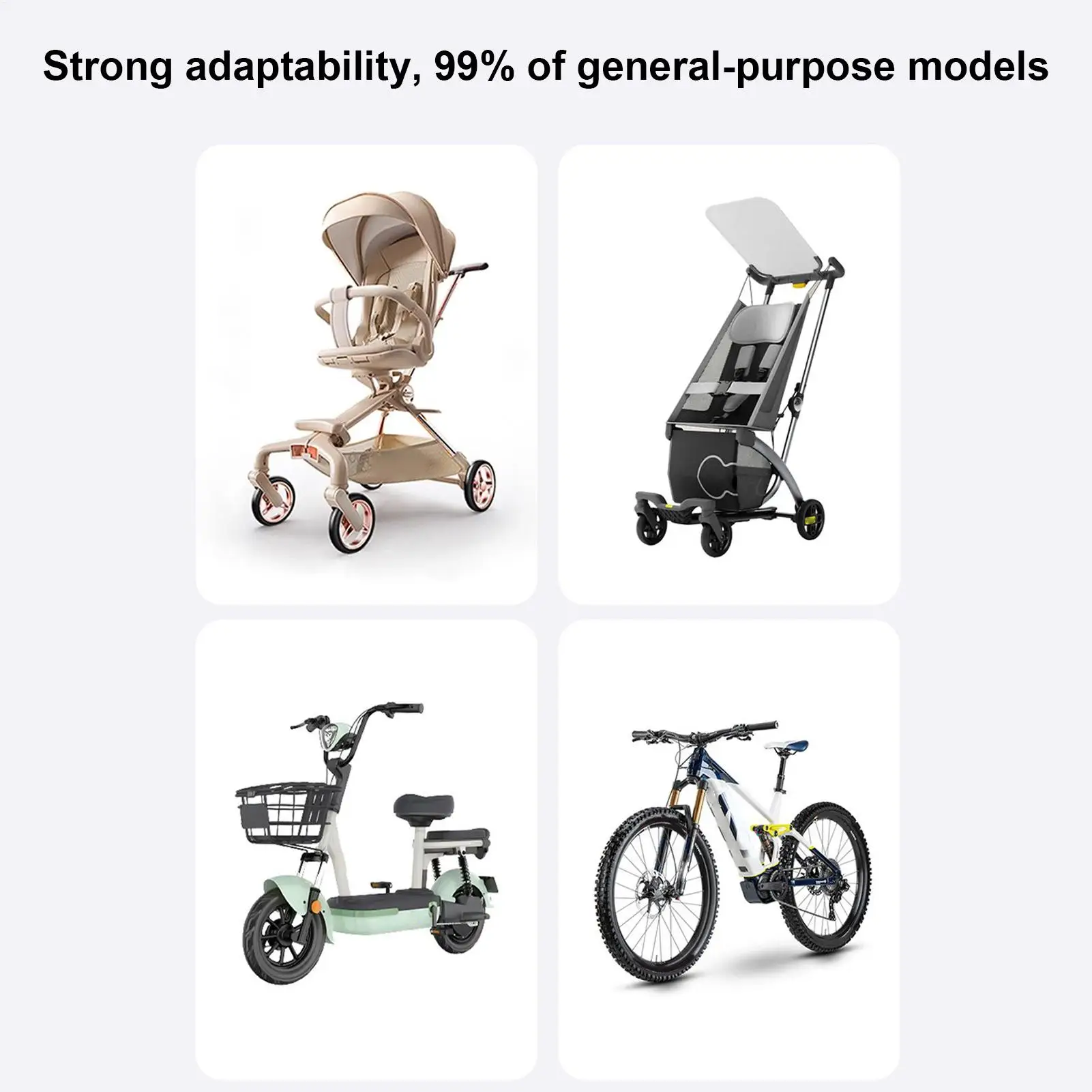 

Shopping Cart Phone Holder Baby Stroller Handlebar Phone Mount Smartphone Push Cart Handlebar Rack For Work Exercise Bikes Gym