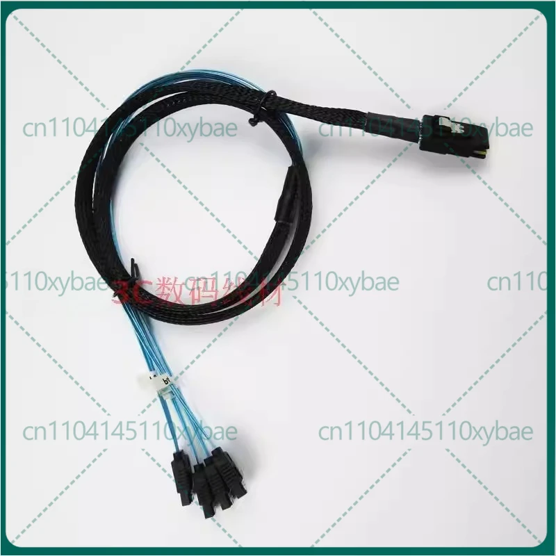 For forward 1 to 4 server MINI SAS cable SFF8087 points 4SATA hard disk NAS backplane 7P data cable
