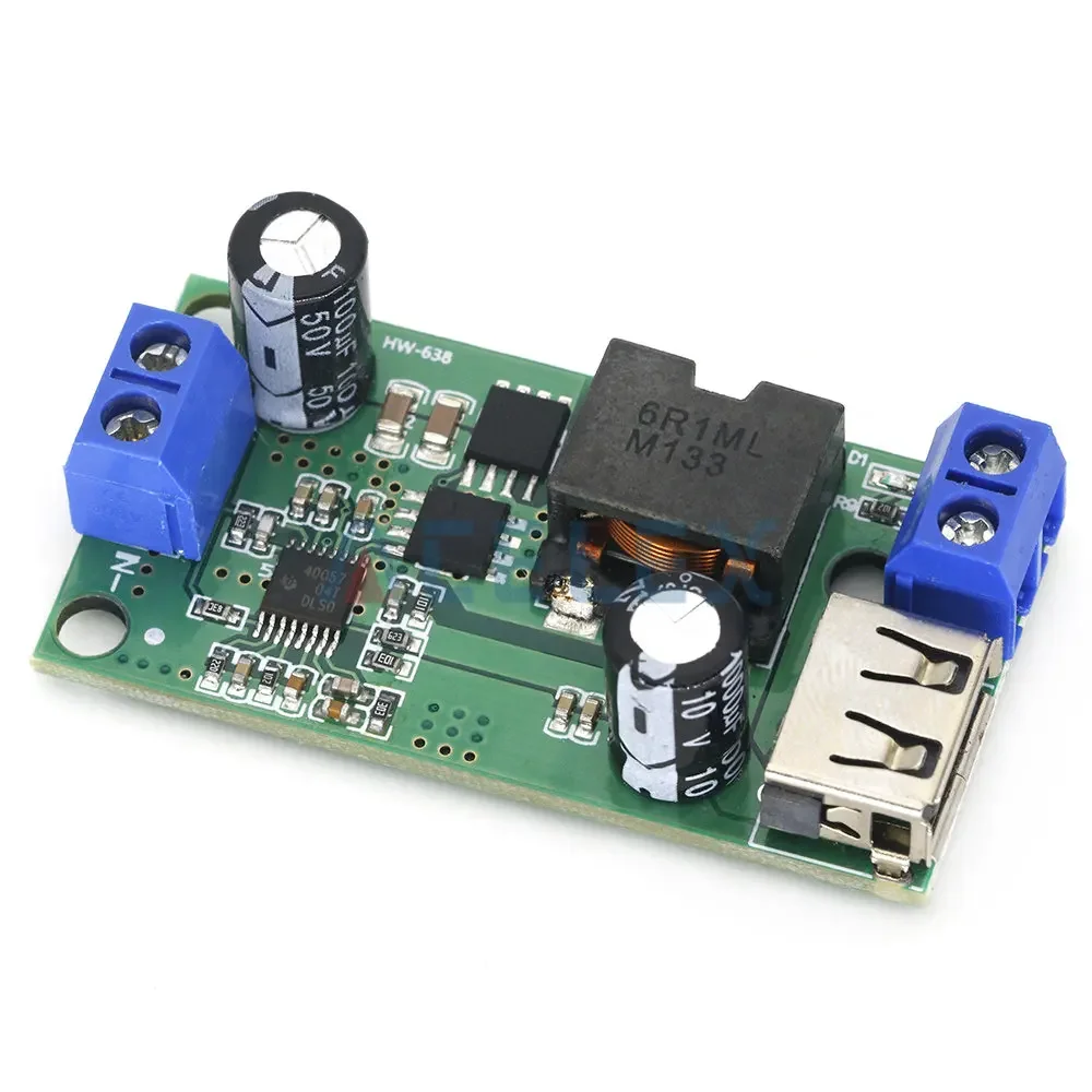 5A step-down module 9V/12V/24V/36V to 5V DCDC high-power automotive regulated power converter