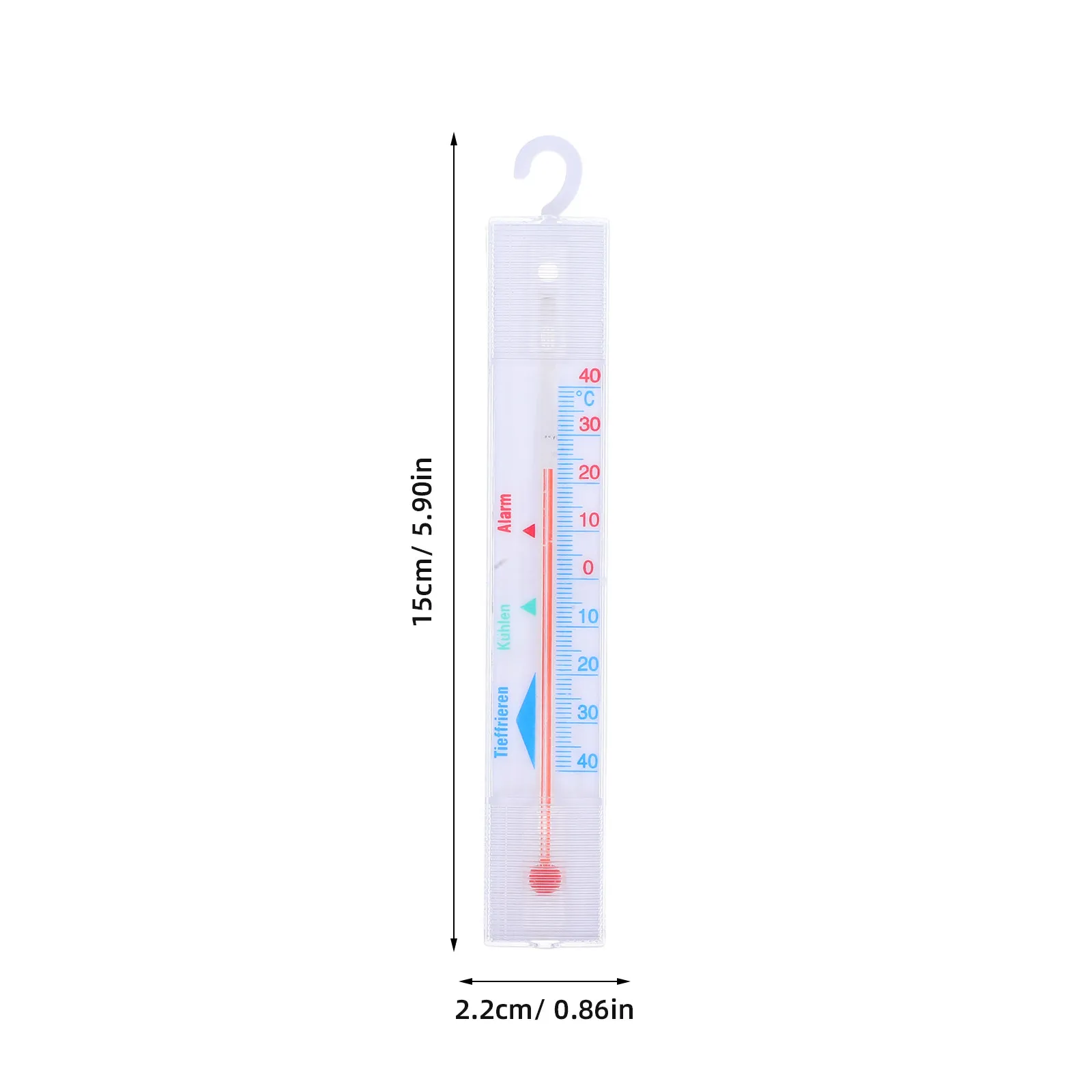 Calibrated Hygrometer Commercial Refrigerator Thermometer Freezer Temperature Appliance Implement