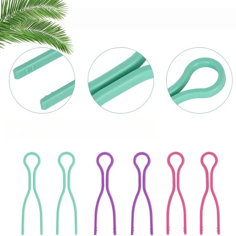 4 pcs Bobbin Thread Clips, Random Color Assortment, suitable for Sewing Machine Bobbins, Compact Lightweight