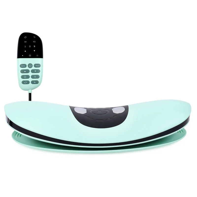 Heated Air Compression Lumbar Traction Massager ABS Musical Function Lower Back Waist Relaxation Sports Entertainment Use