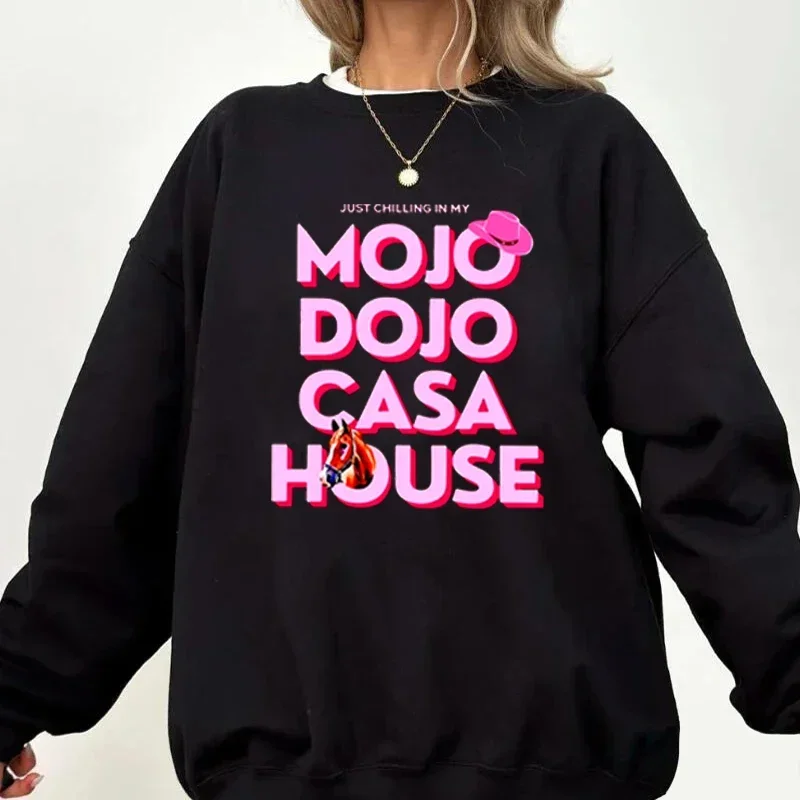 

House Comfortable Clothing Mojo Dojo Casa House New Round Neck Sweatshirt Plus Size Tops Graphic Print Pullover Unisex Winter