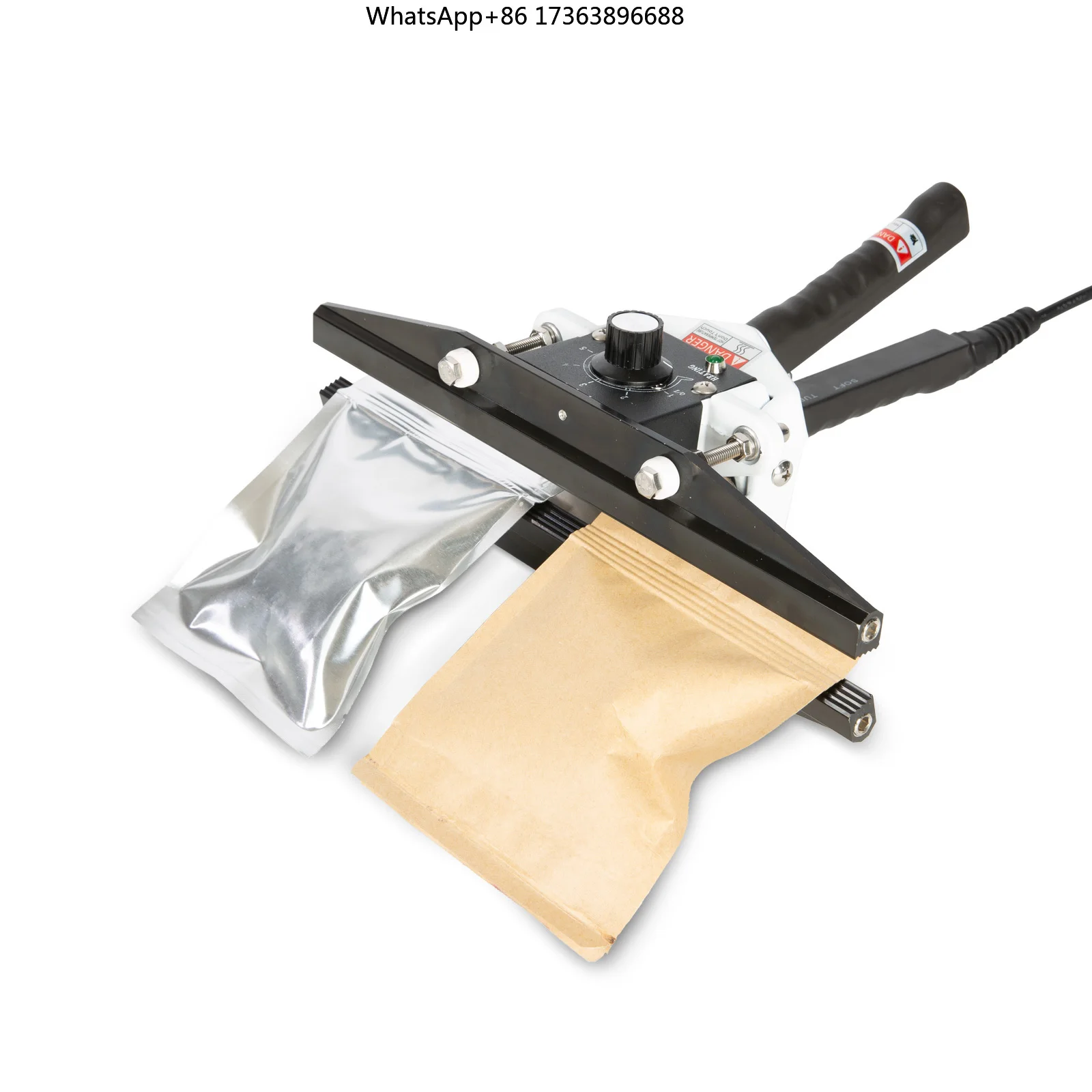 R-PACK Portable Hand Held Heat Sealer Machine 8 Inches for Foil Bag Kraft Bag Mylar Bag Heat Sealer Machine for Packaging