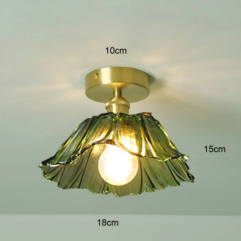Vintage Hanger Lichten Bloem Glazen Hangende Lampen Huisdecoratie Verlichting Woonkamer Slaapkamer Nachtbed Licht Armatuur Winkel lampen woonkamers hanglampen eettafel kroonluchter lamp slaapkamer