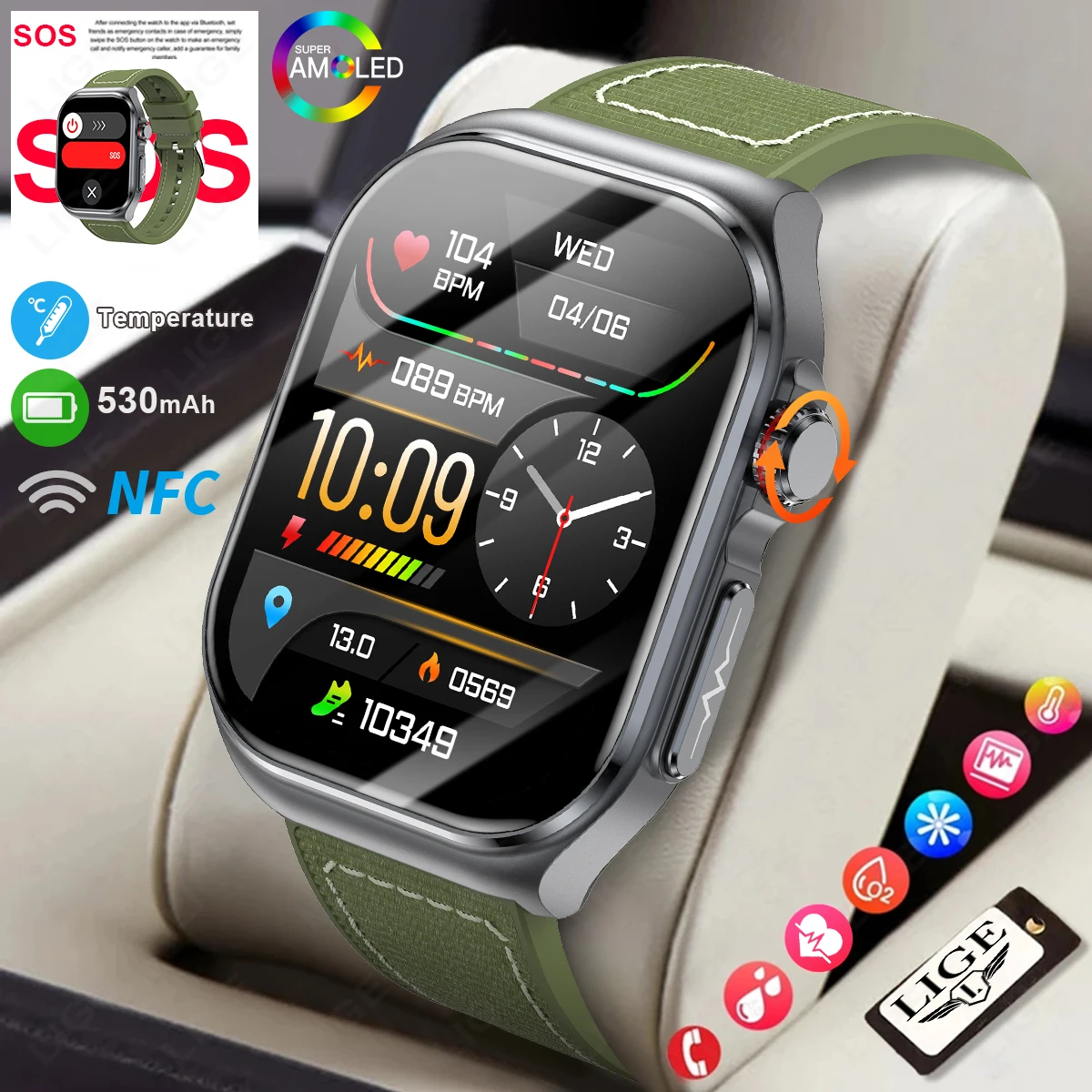 Lige Amoled Smart W… - image